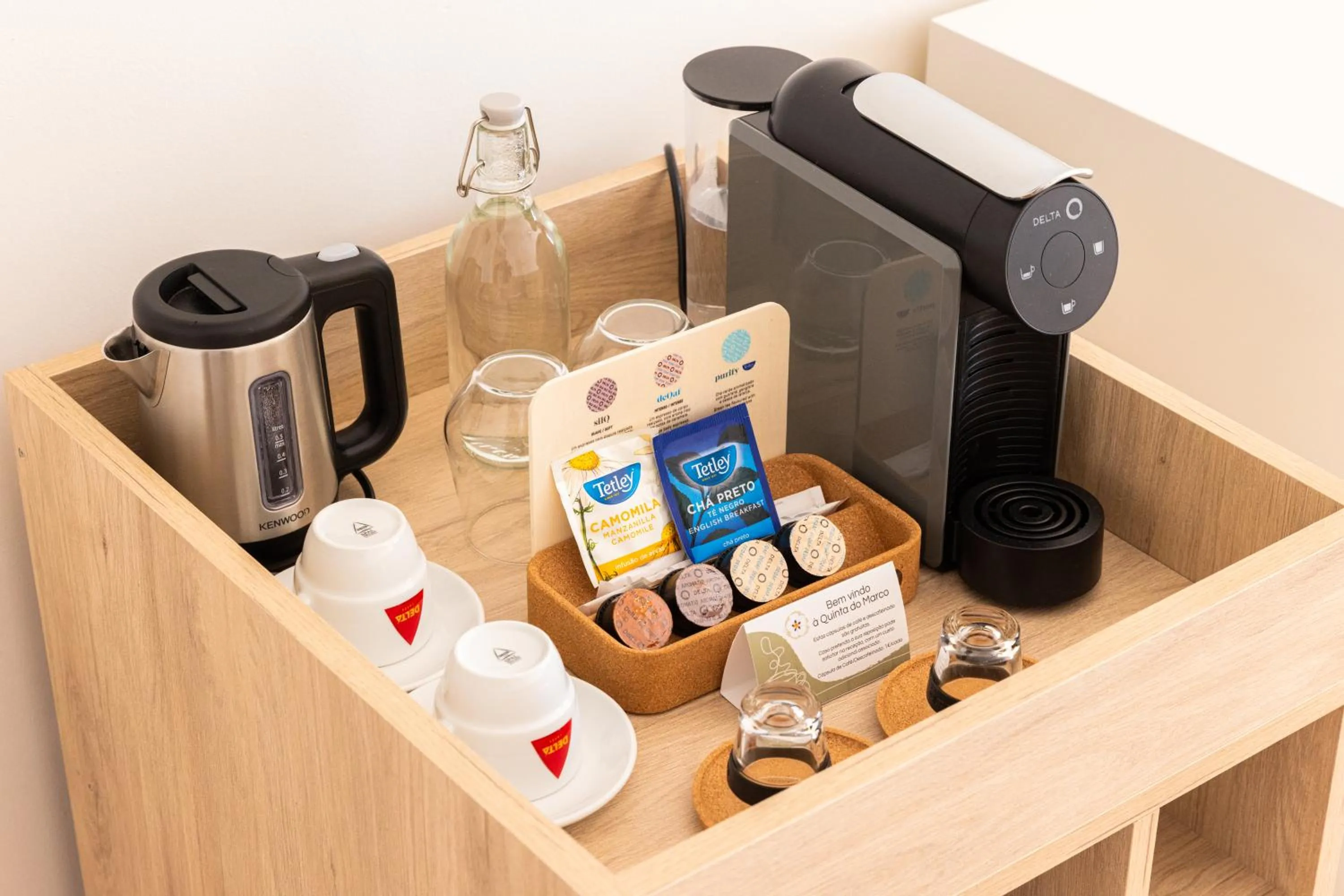 Coffee/tea facilities in Hotel Rural Quinta do Marco - Nature & Dining