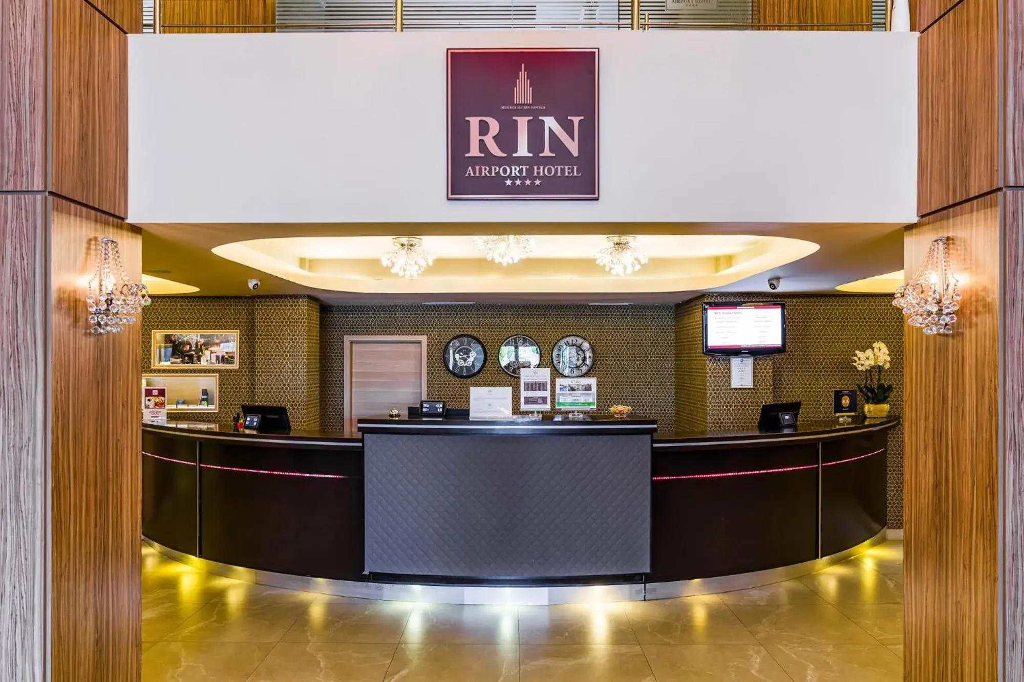 Lobby or reception in RIN Airport Hotel Lobby or reception in RIN Airport Hotel
