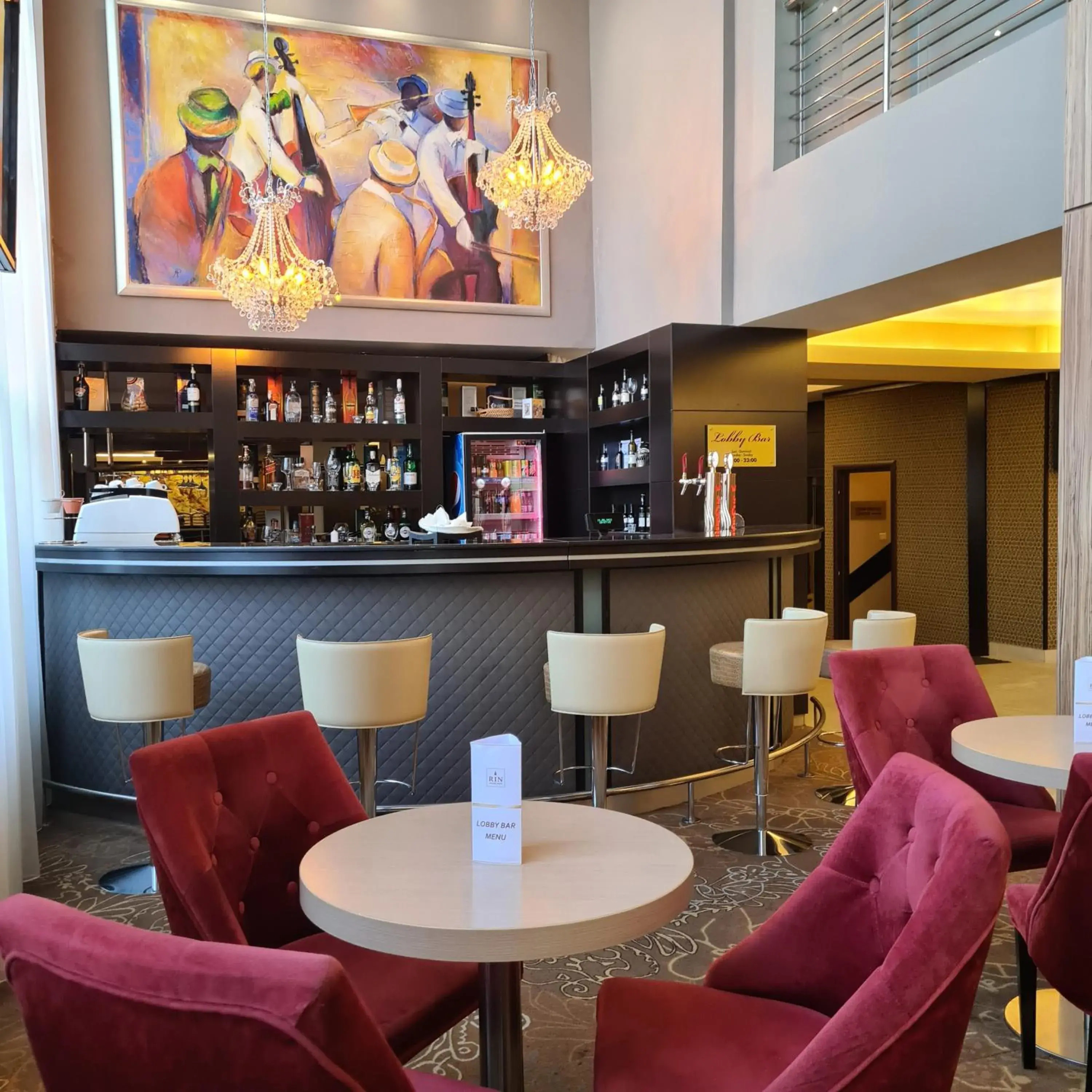 Lounge or bar in RIN Airport Hotel Lounge or bar in RIN Airport Hotel