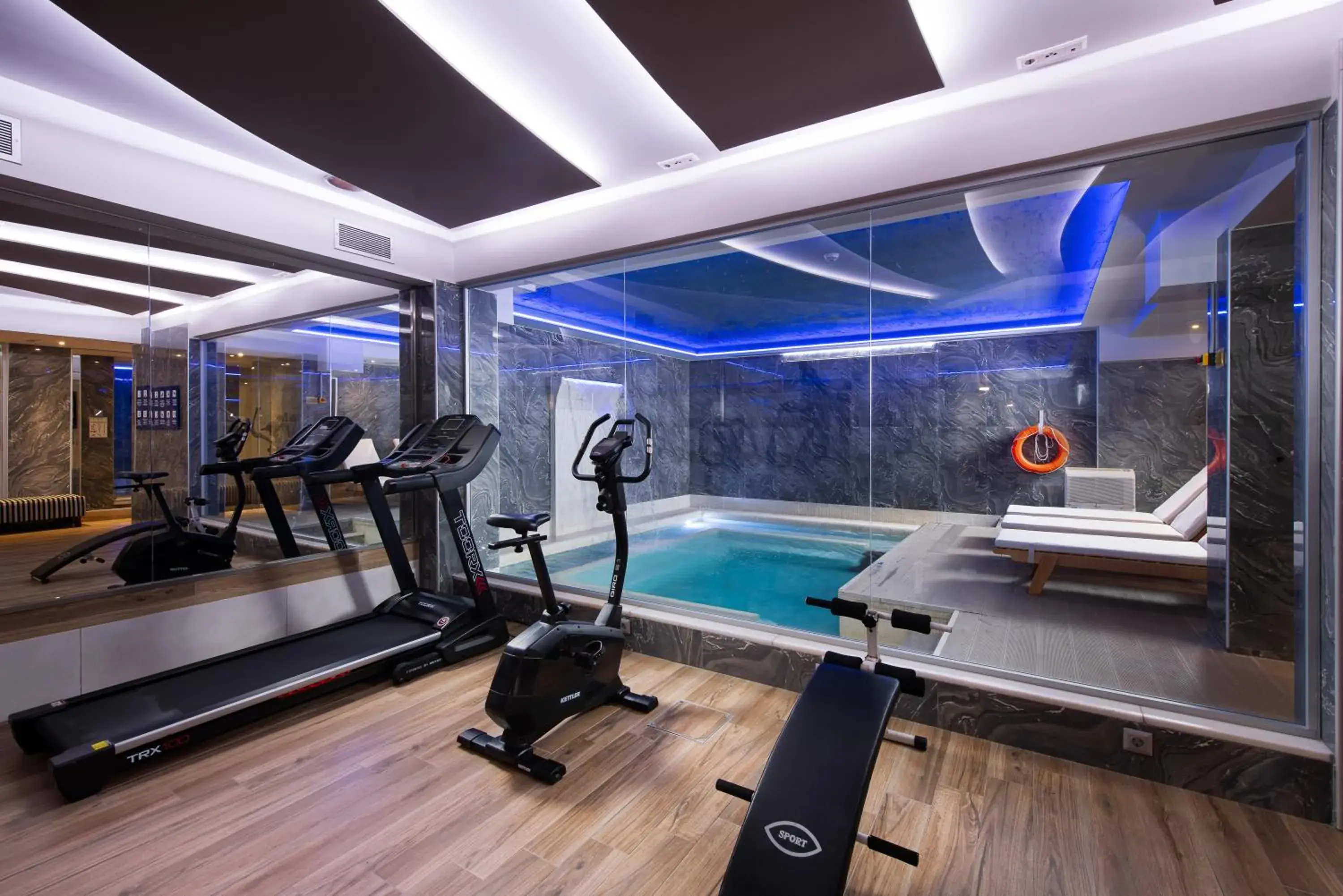 Fitness centre/facilities in Melrose Rethymno by Mage Hotels Fitness centre/facilities in Melrose Rethymno by Mage Hotels