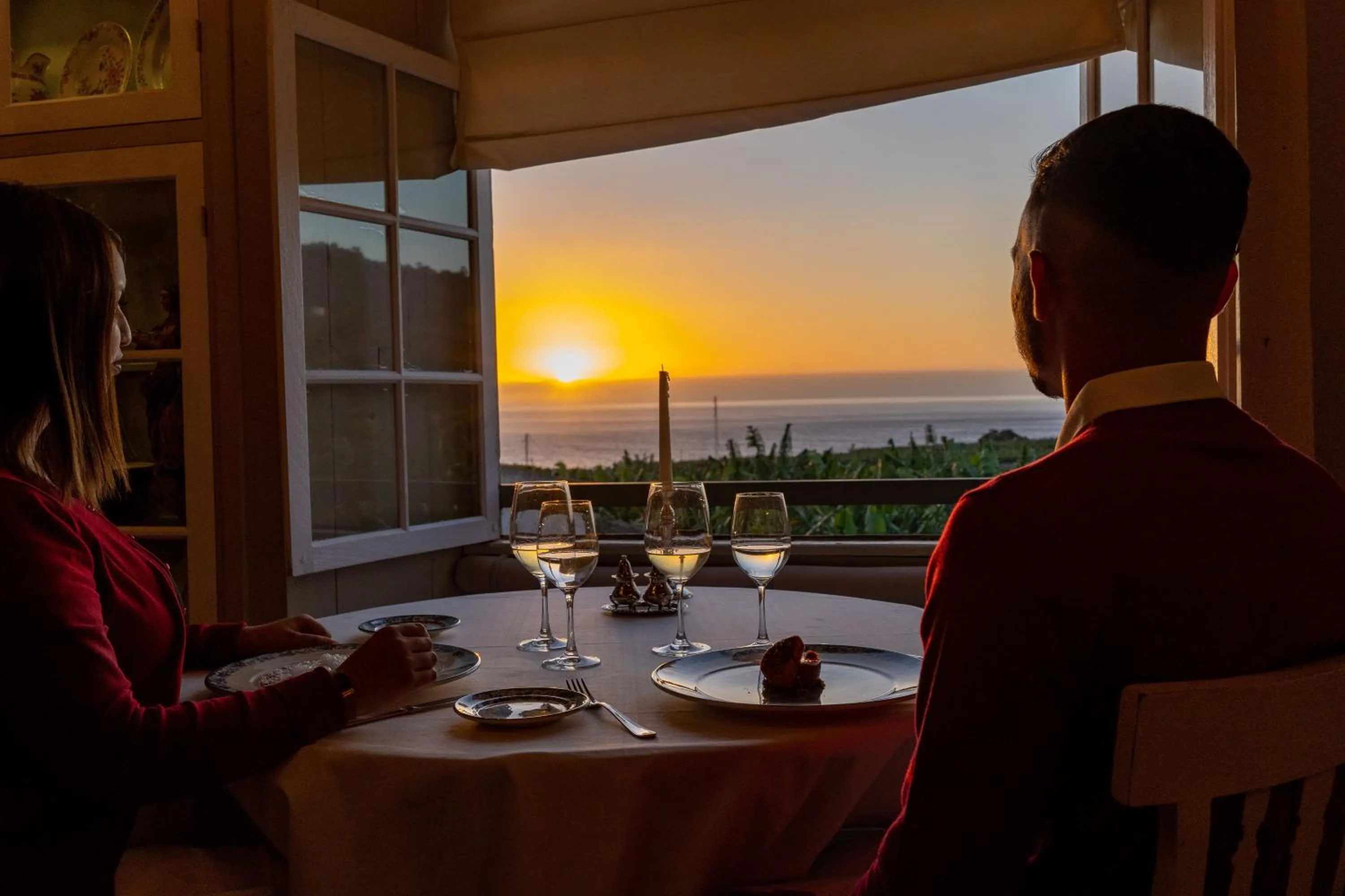 Restaurant/places to eat in Hotel Hacienda de Abajo-Adults Only-Lujo