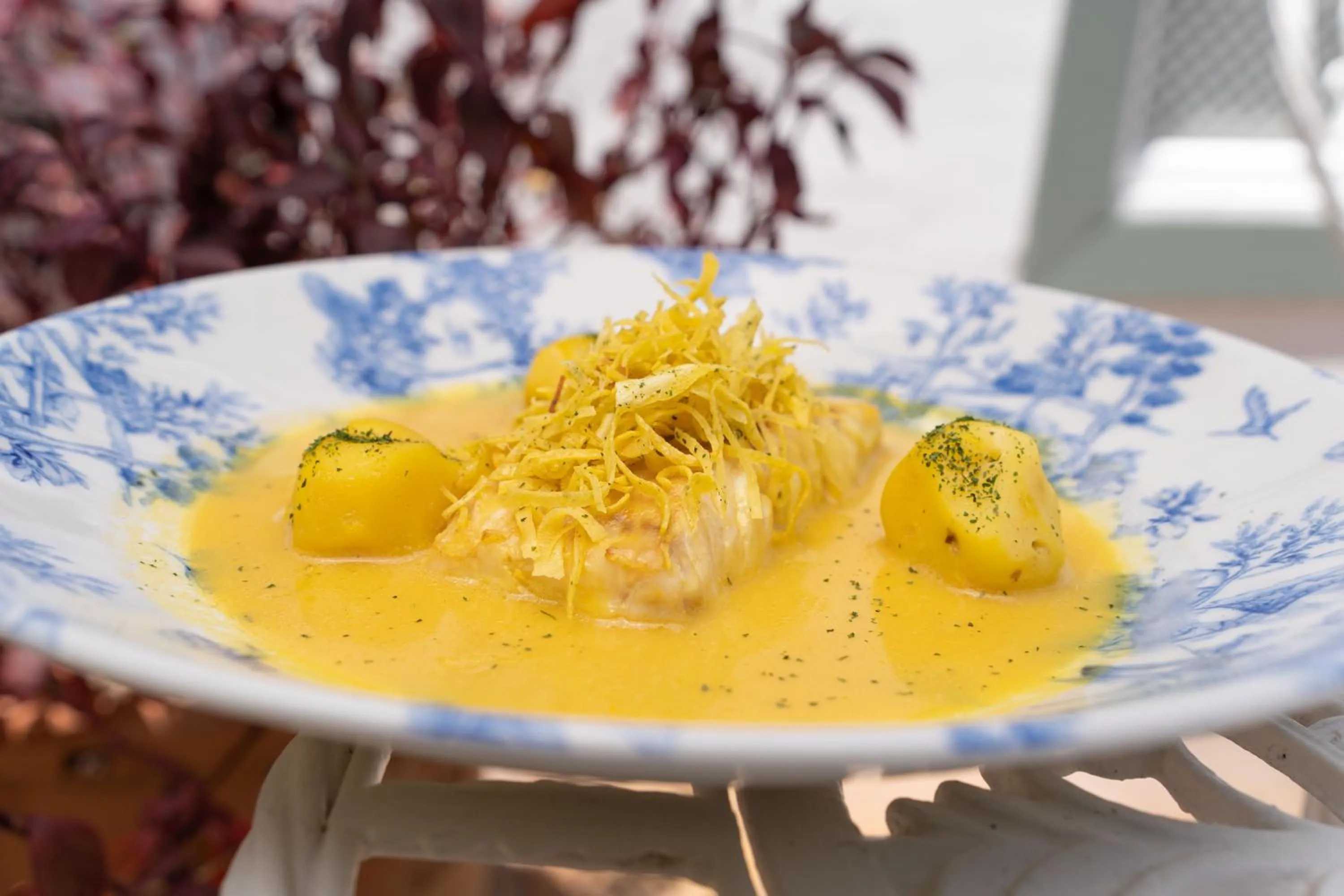 Restaurant/places to eat in Hotel Hacienda de Abajo-Adults Only-Lujo