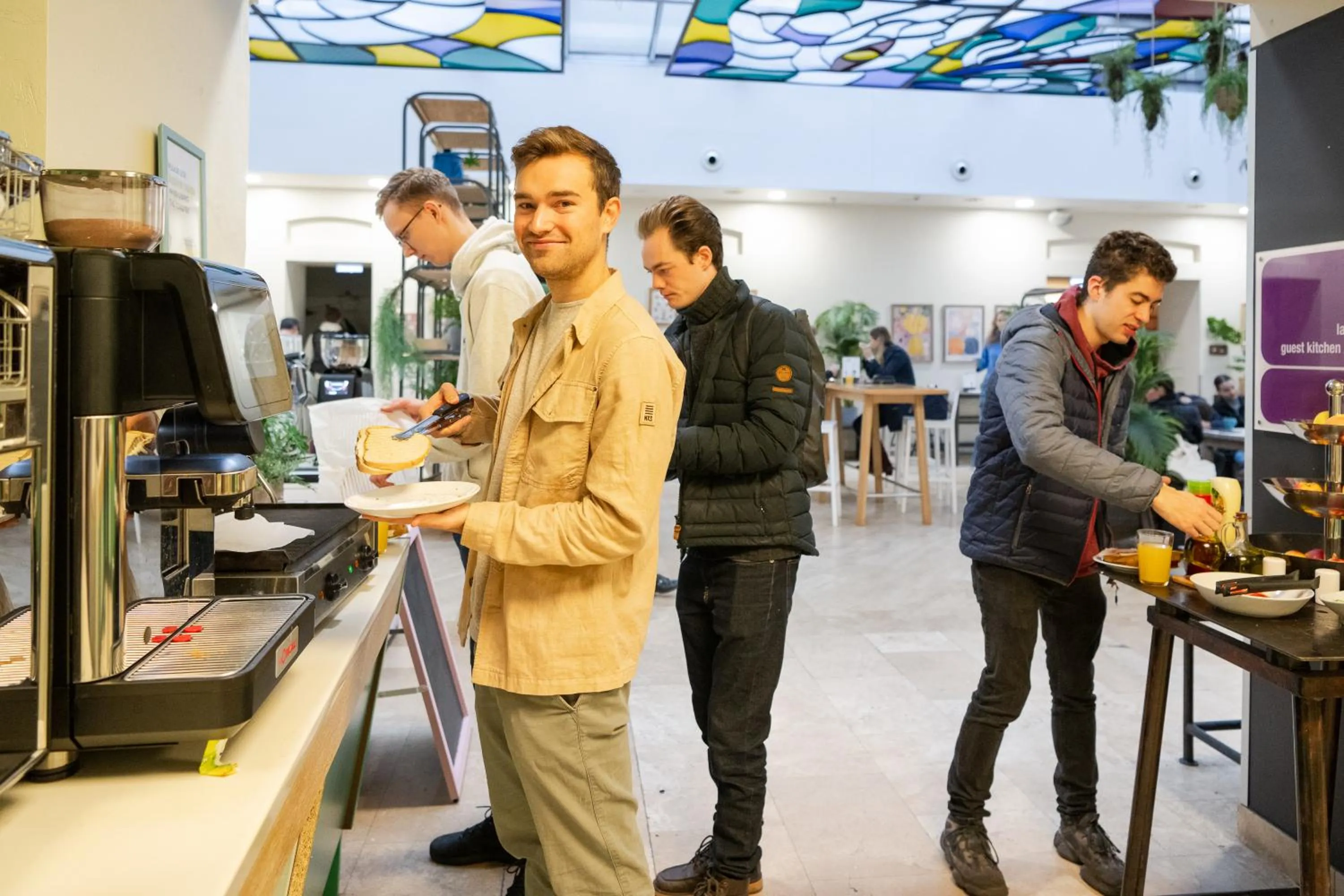 People in Wombat's City Hostel Budapest