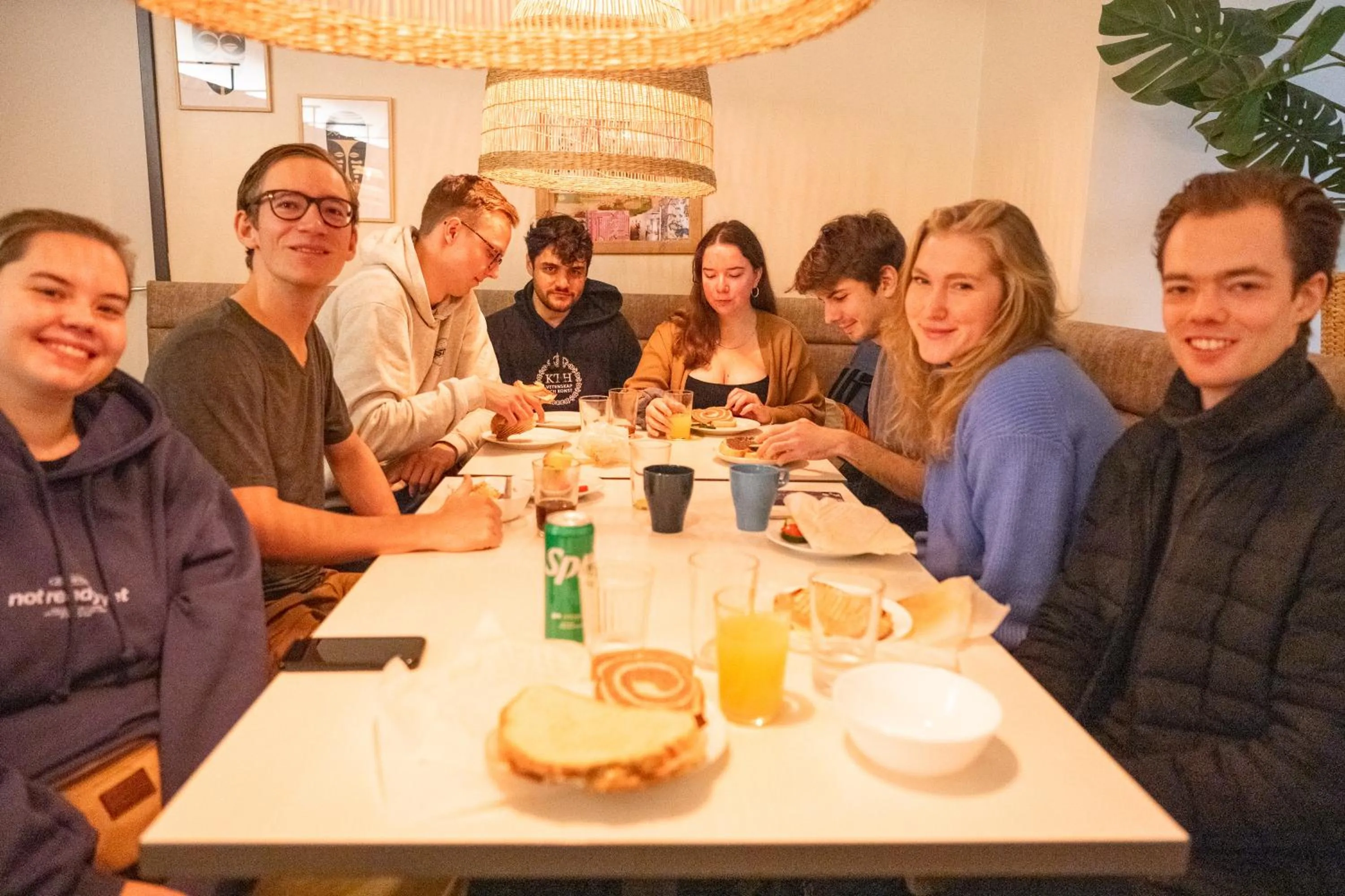 People in Wombat's City Hostel Budapest