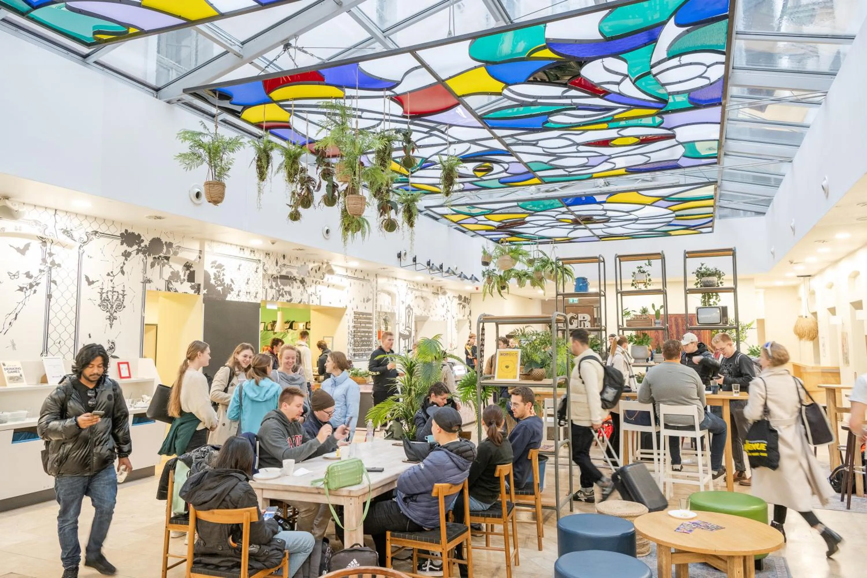 People in Wombat's City Hostel Budapest