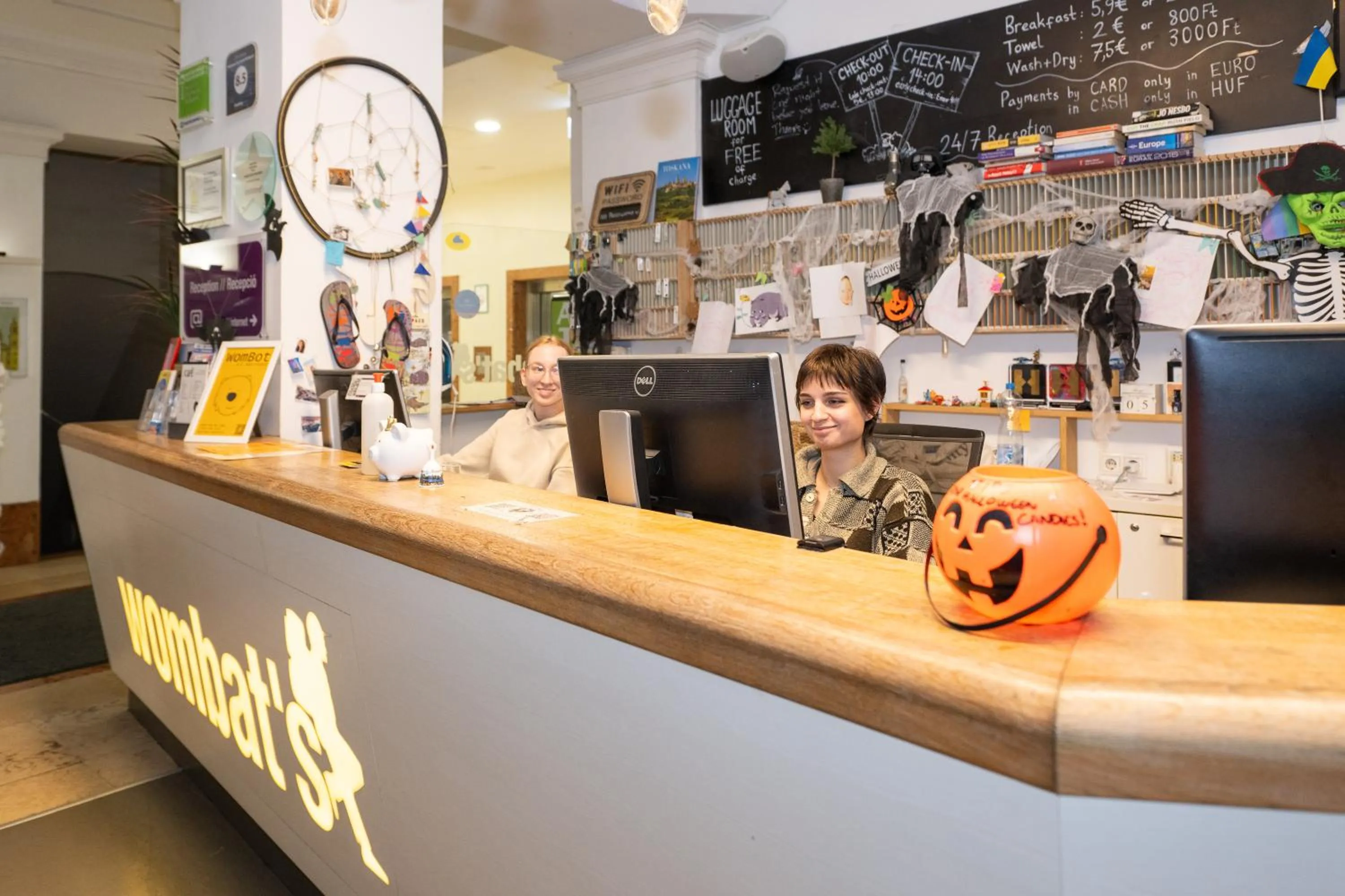 People in Wombat's City Hostel Budapest