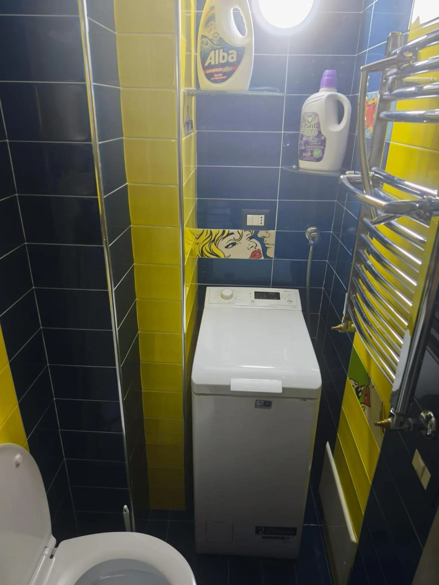 washing machine in Gians B&B