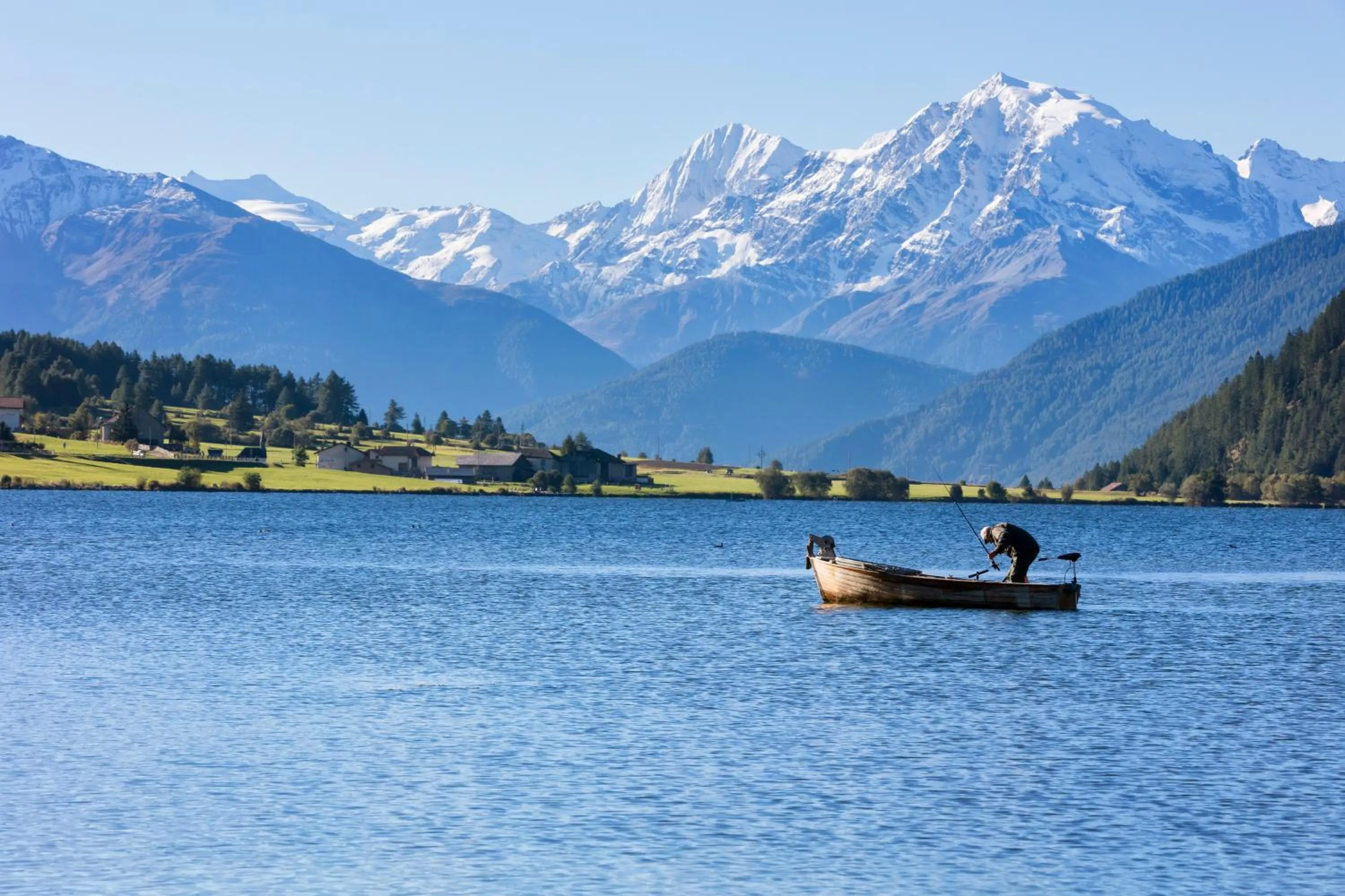 Fishing in Hotel Alpenrose