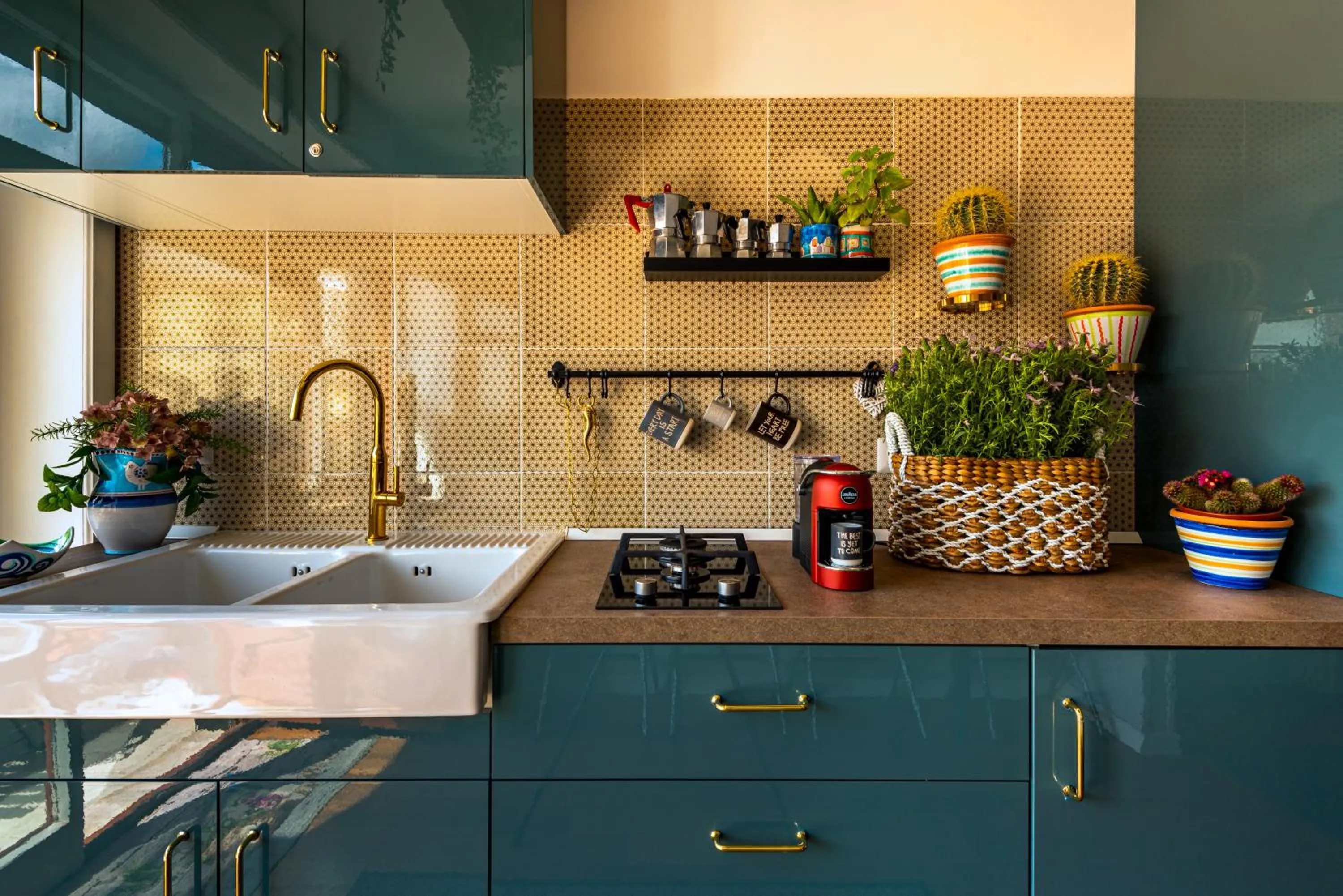 Communal kitchen in B&B il Duca d'Amalfi