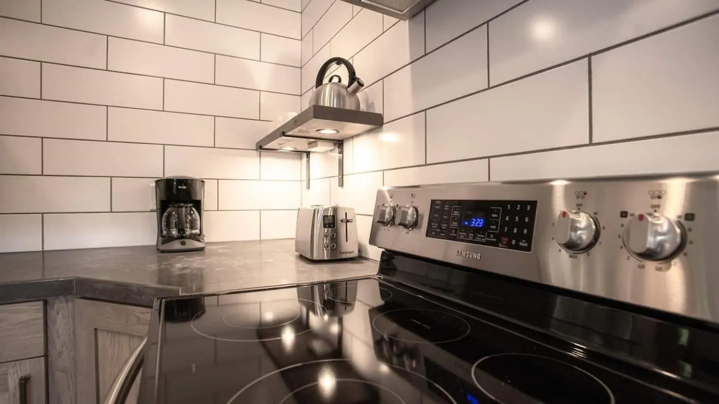 Kitchen or kitchenette in The Raspberry Garden Luxury Hotel & Suites