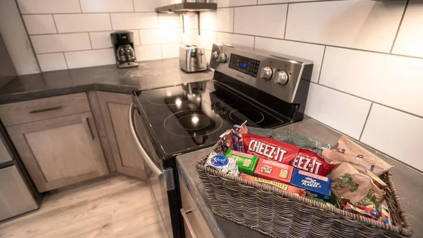 Kitchen or kitchenette in The Raspberry Garden Luxury Hotel & Suites