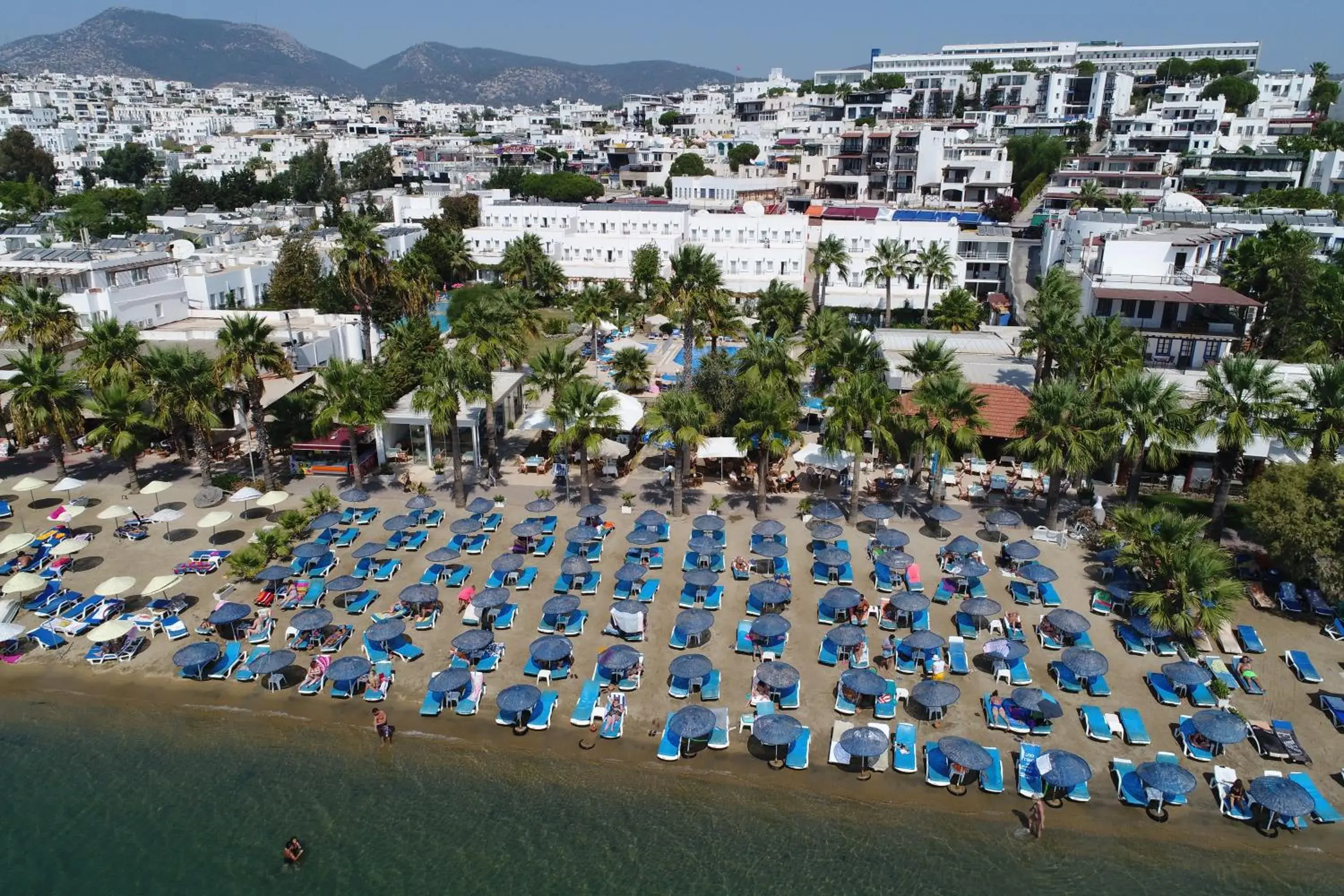 Bird's eye view in Nagi Beach Hotel Bird's eye view in Nagi Beach Hotel