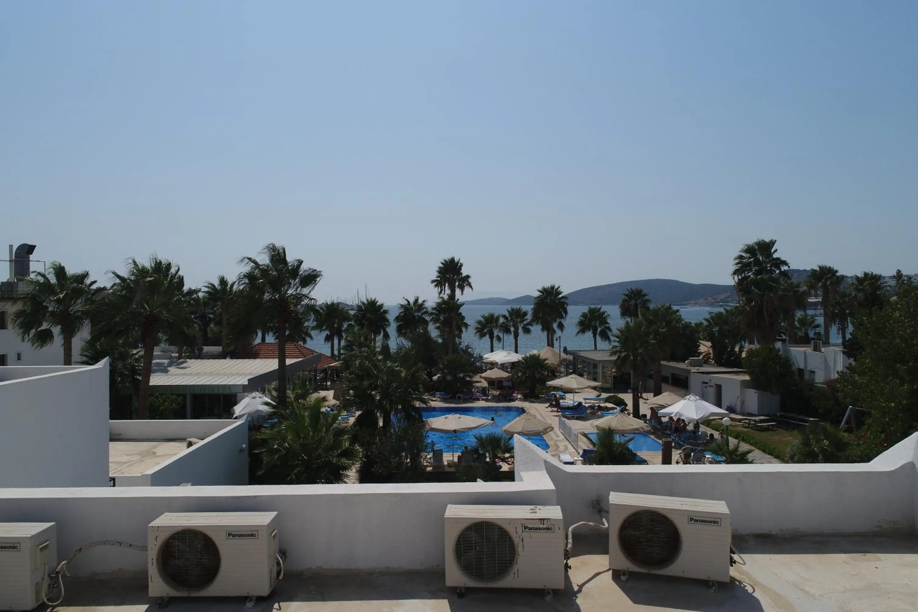 Pool view in Nagi Beach Hotel