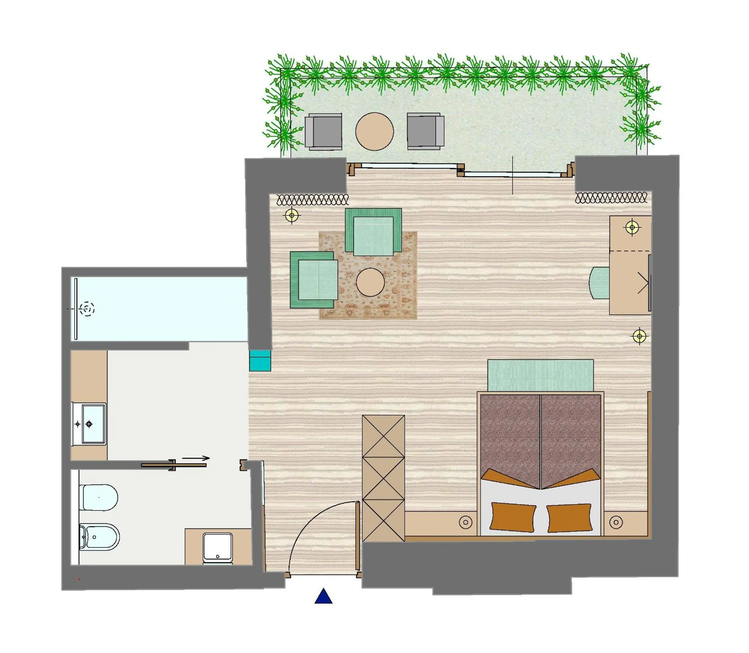 Bedroom in Tirolerhof