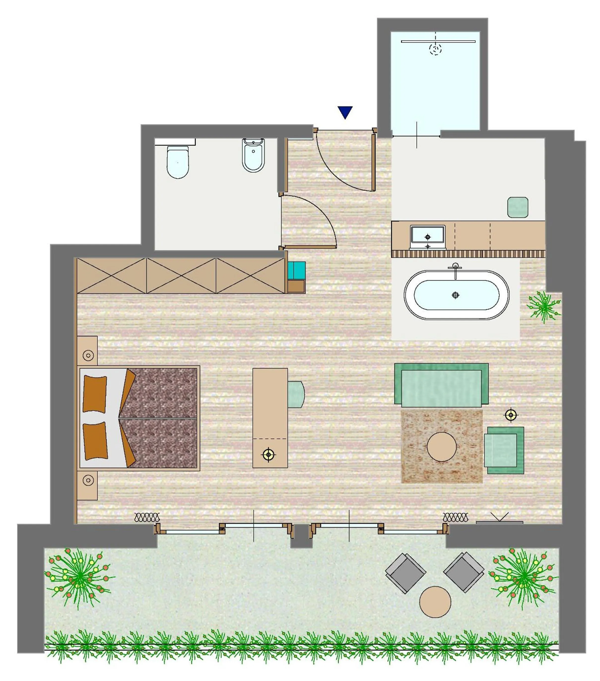 Floor plan in Tirolerhof
