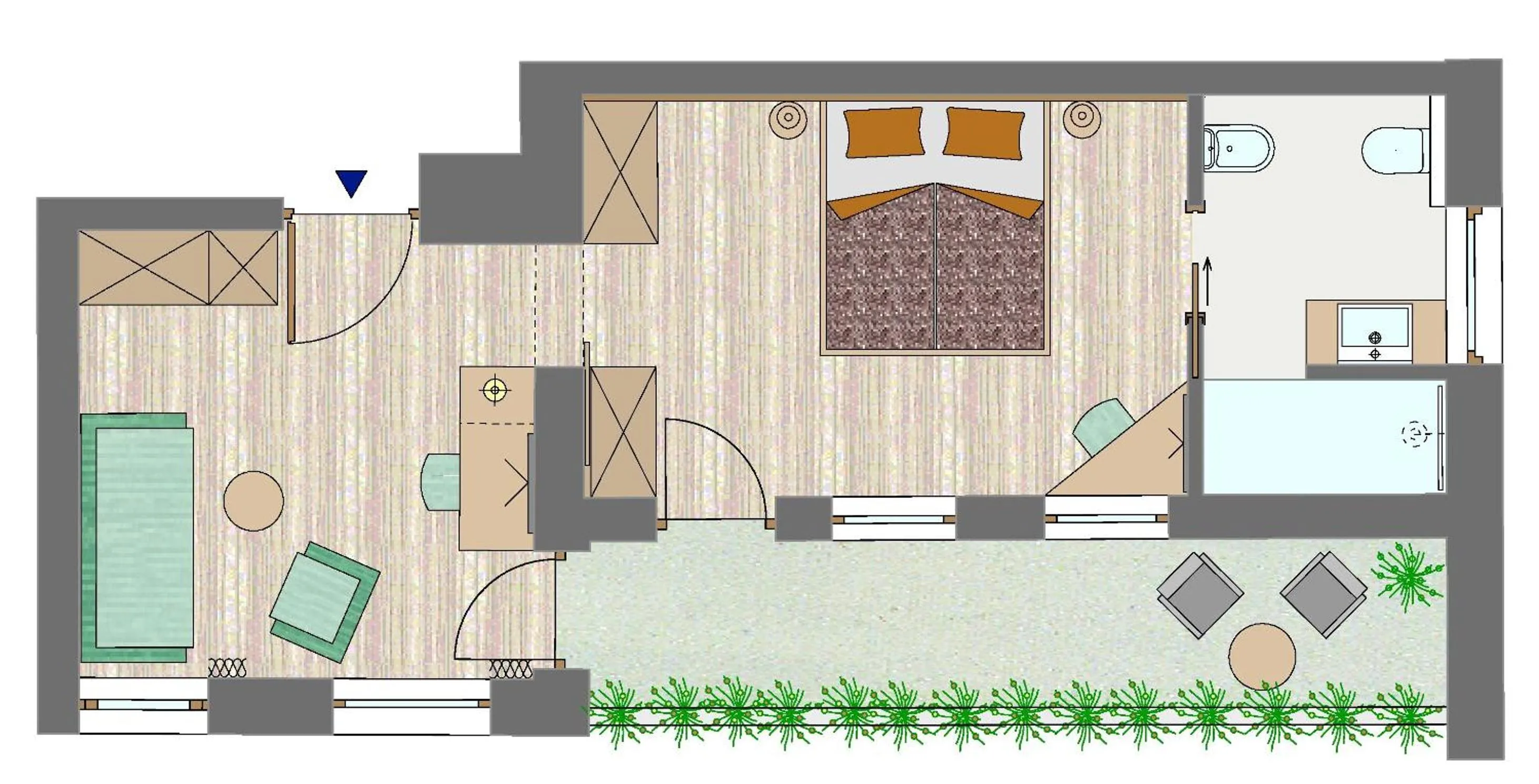 Floor plan in Tirolerhof