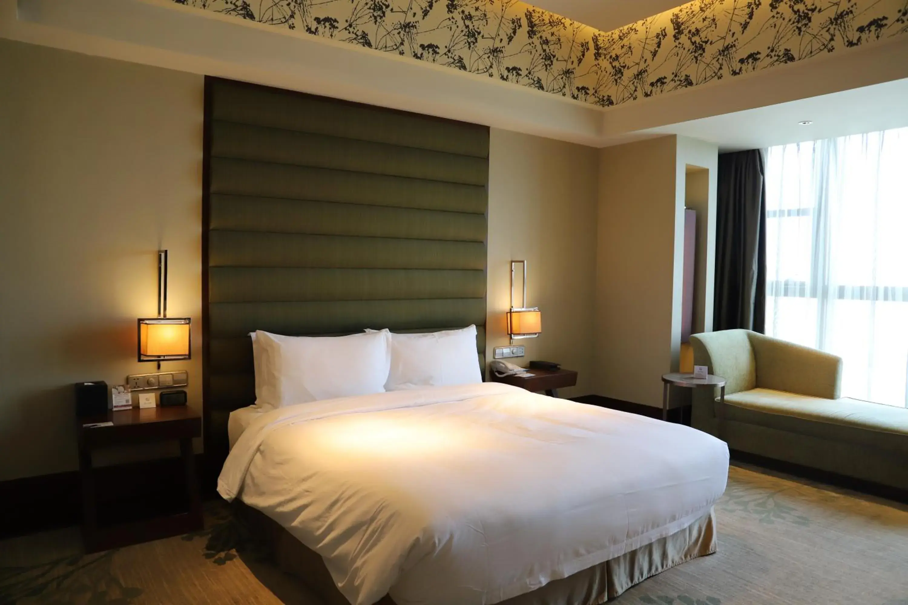 Landmark view, Bed in Crowne Plaza Hefei by IHG Landmark view, Bed in Crowne Plaza Hefei by IHG