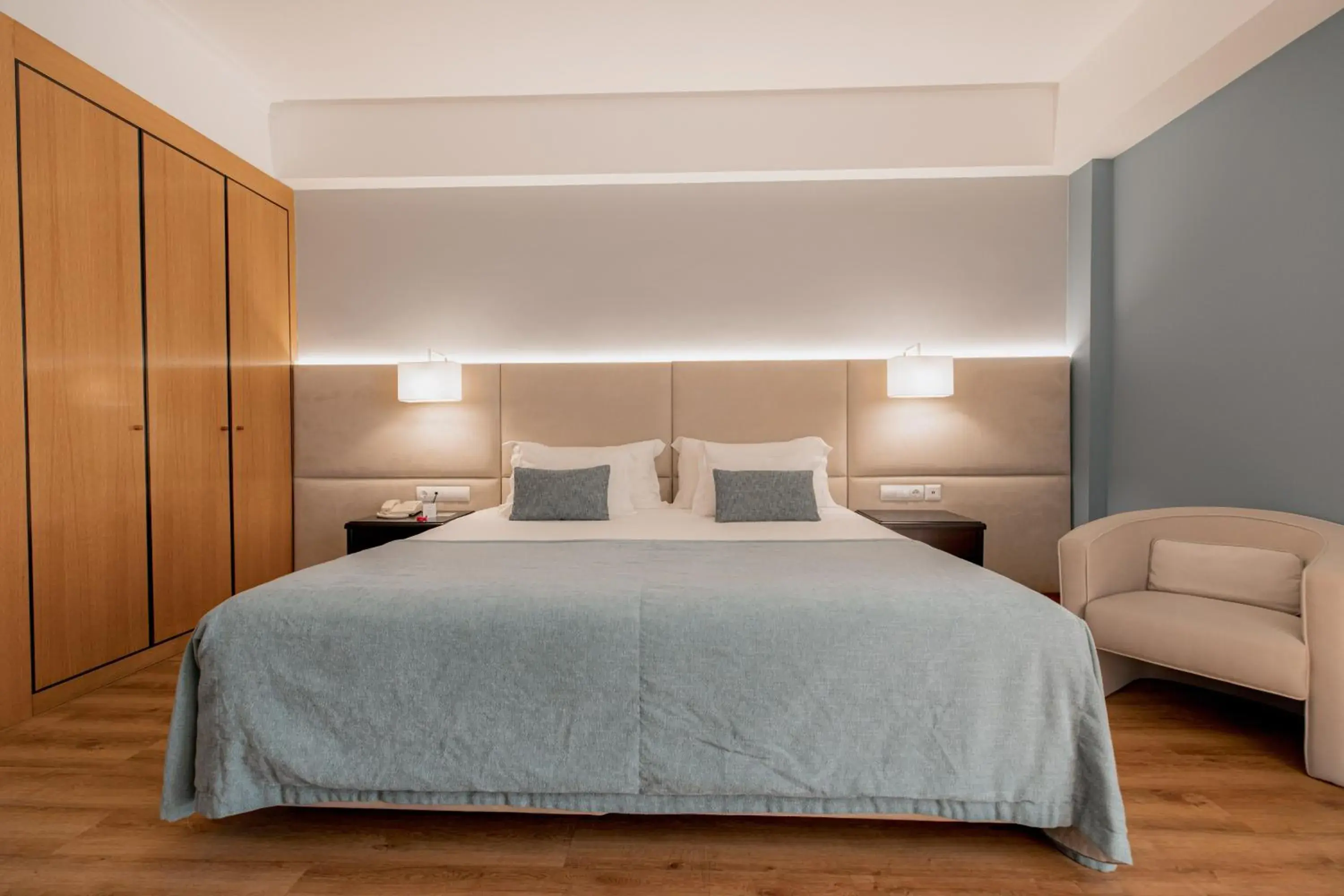 Bed in Hotel Covilhã Dona Maria Affiliated by Meliá Bed in Hotel Covilhã Dona Maria Affiliated by Meliá