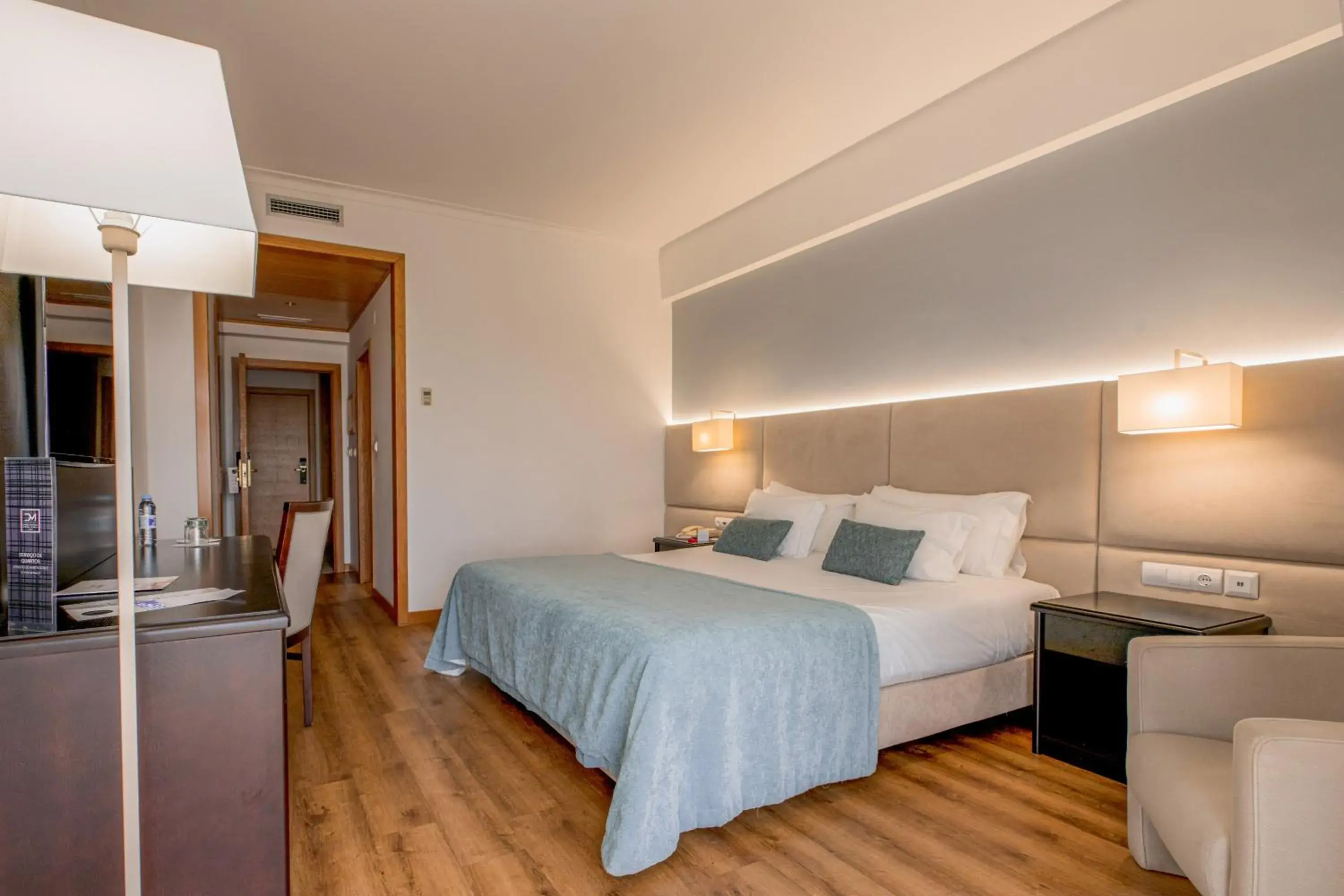 Bed in Hotel Covilhã Dona Maria Affiliated by Meliá Bed in Hotel Covilhã Dona Maria Affiliated by Meliá