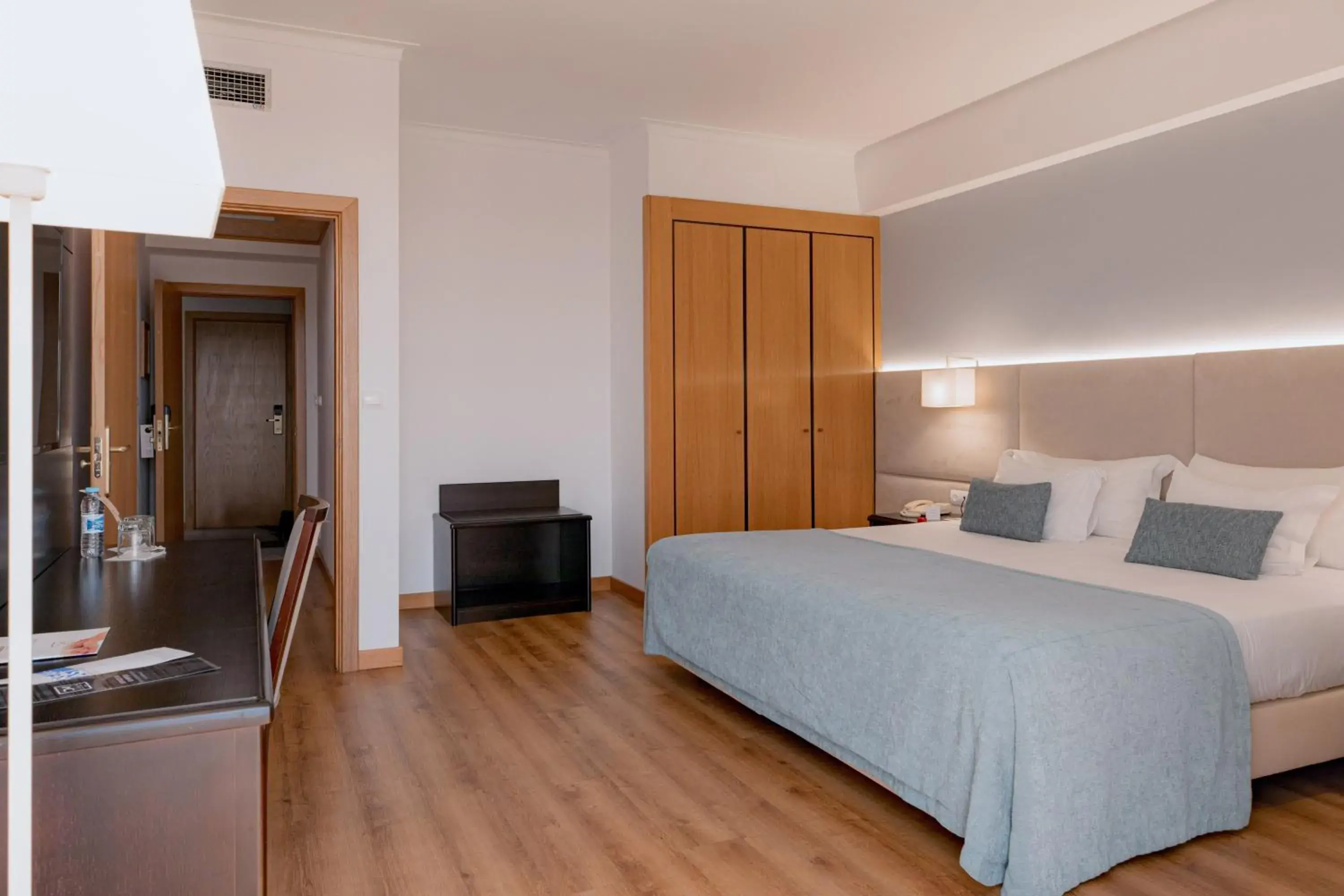 Bed in Hotel Covilhã Dona Maria Affiliated by Meliá Bed in Hotel Covilhã Dona Maria Affiliated by Meliá