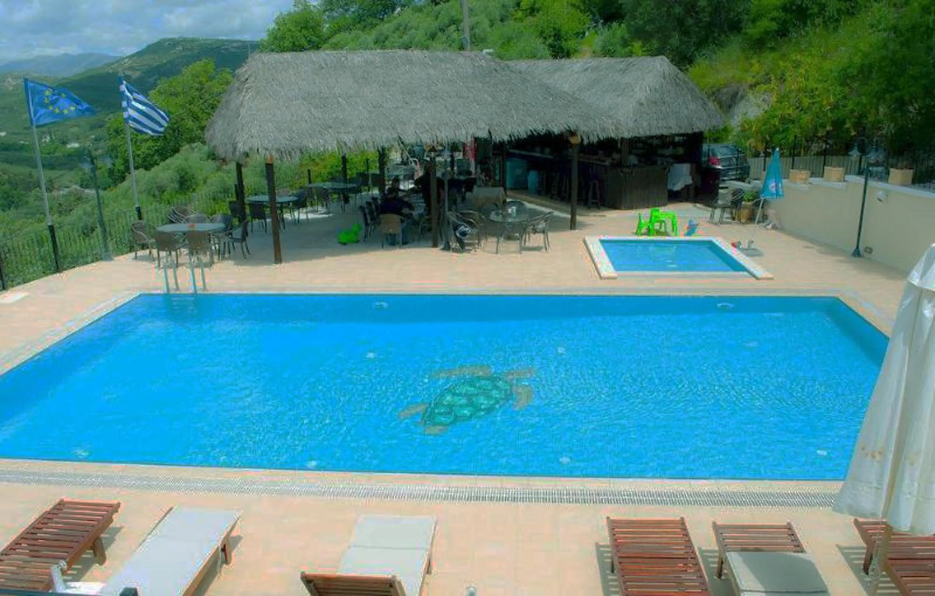 Patio in Maria Villas