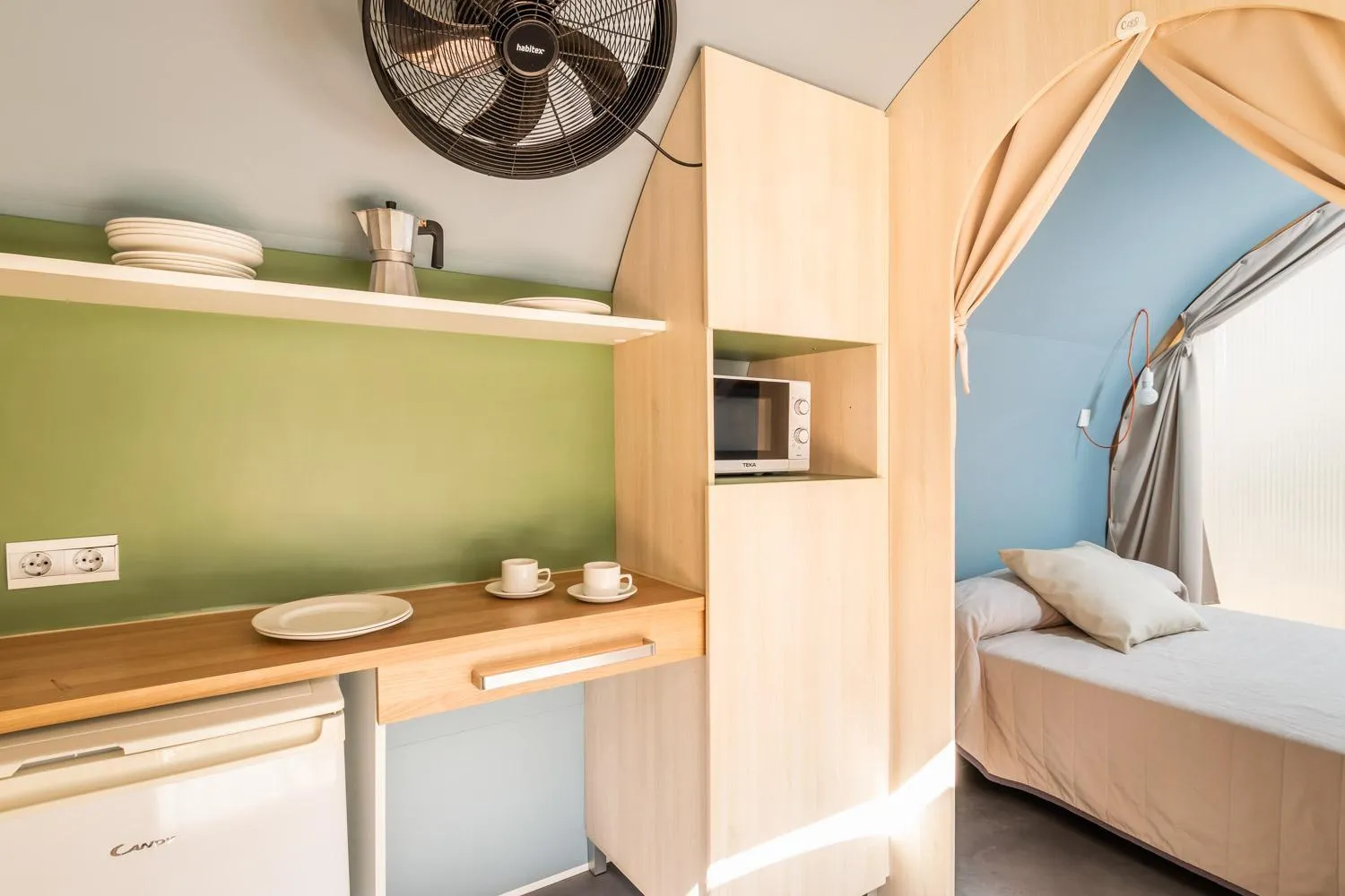 Bed in Camping Estival Torre de la Mora