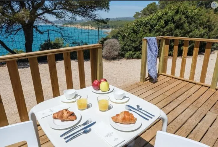 Balcony/Terrace in Camping Estival Torre de la Mora