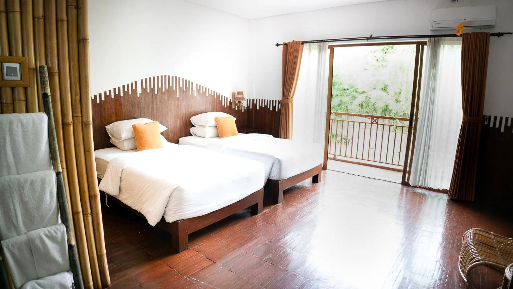 Bed in Karang Lila Bhuana Ubud