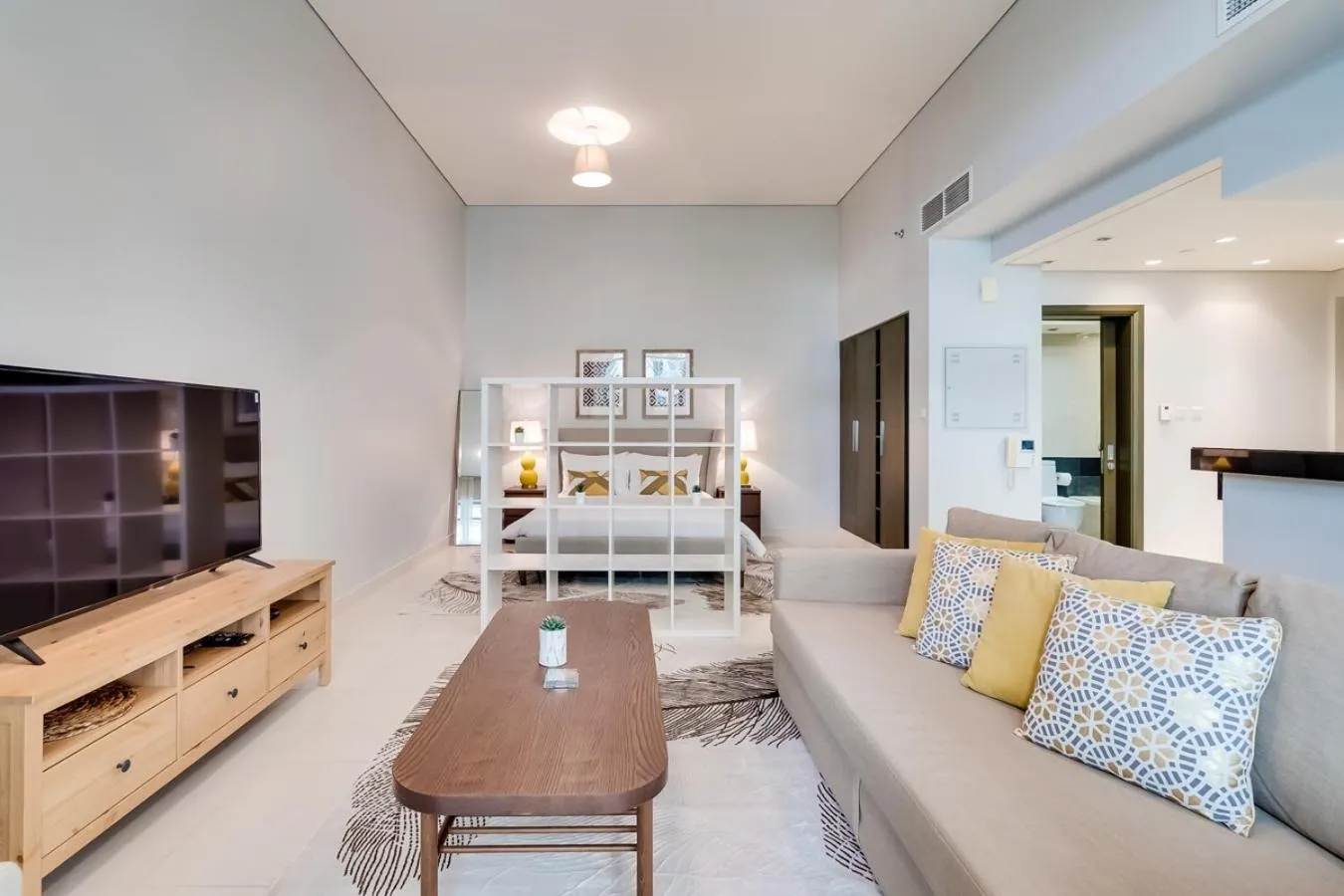 Seating area in OSKENA Vacation Homes -The Lofts Boulevard Downtown