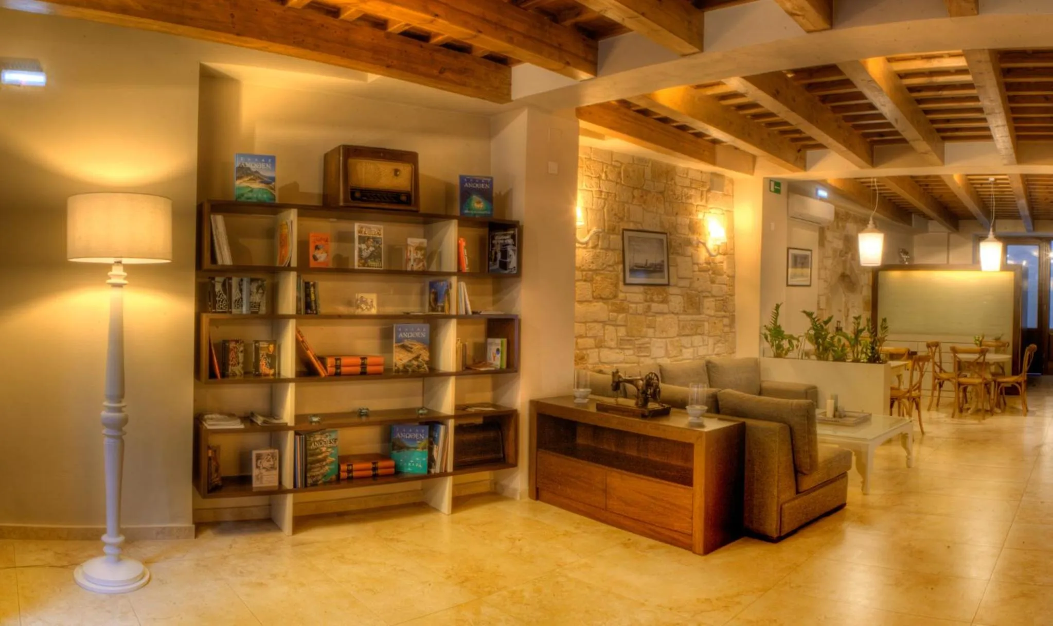 Communal lounge/ TV room in Palazzo Duca