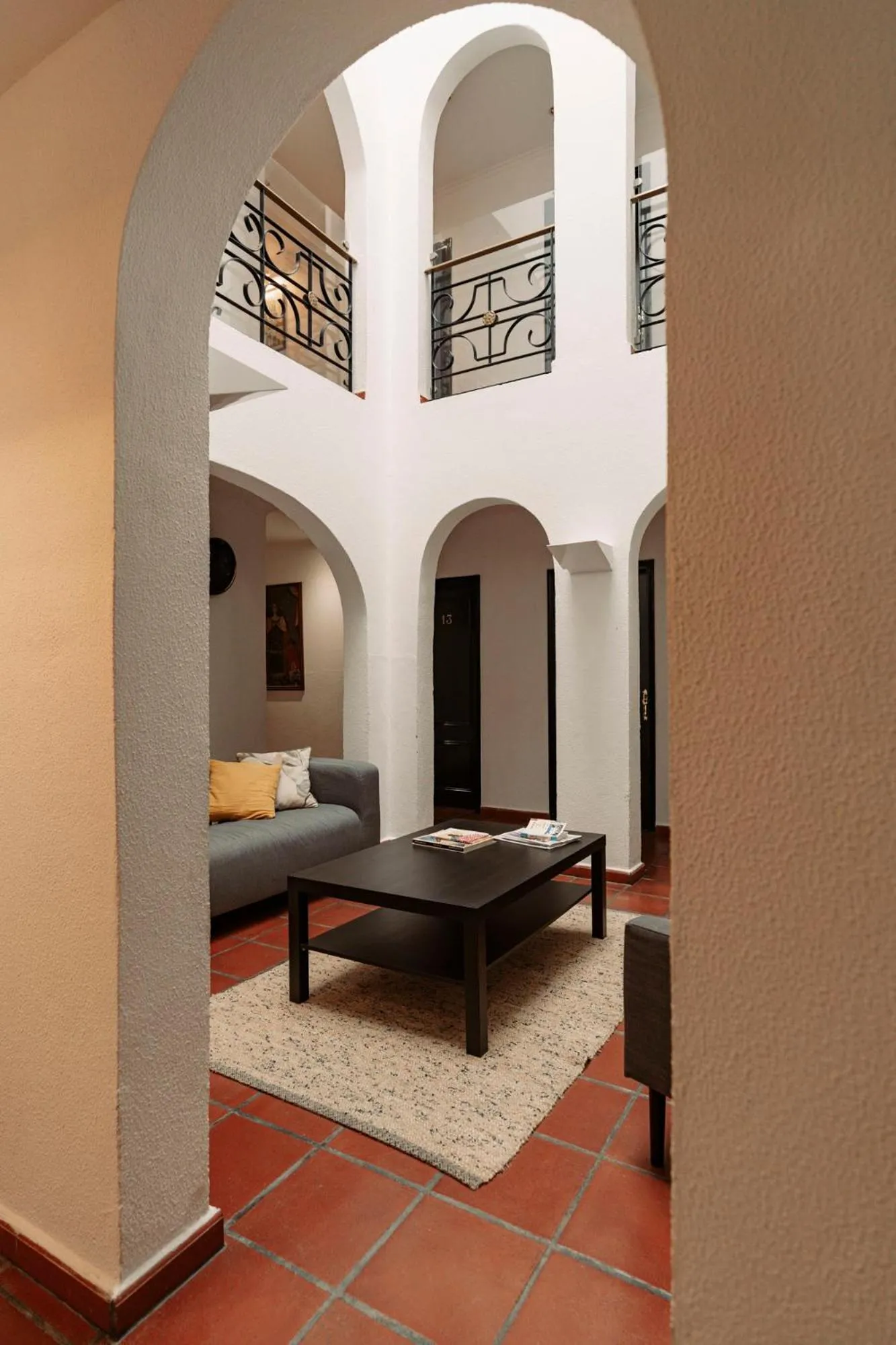 Lobby or reception, Bed in D'Iberica Alojamento