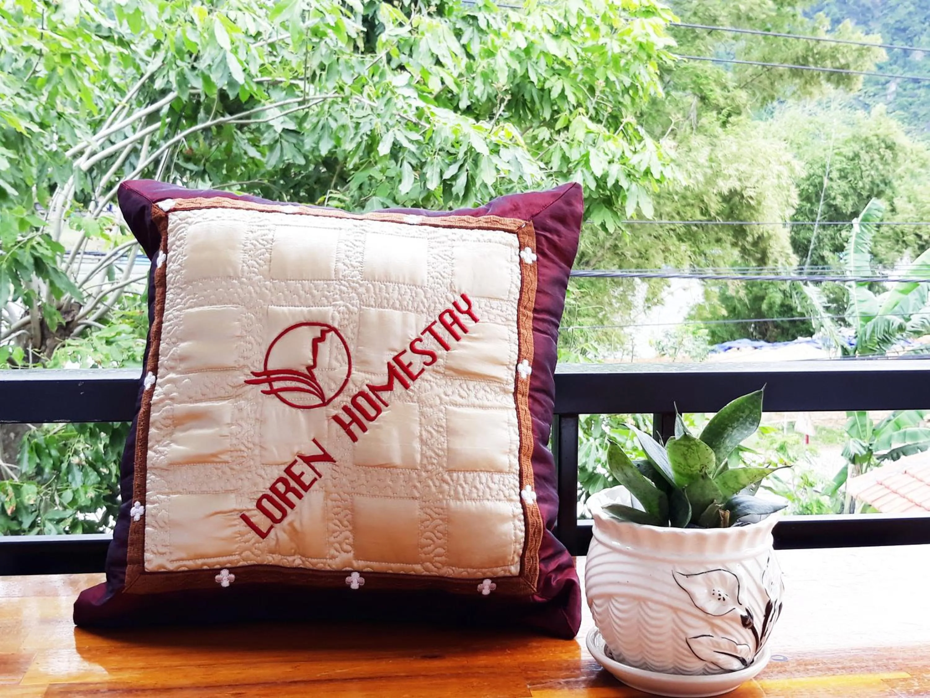 Patio in Loren Homestay