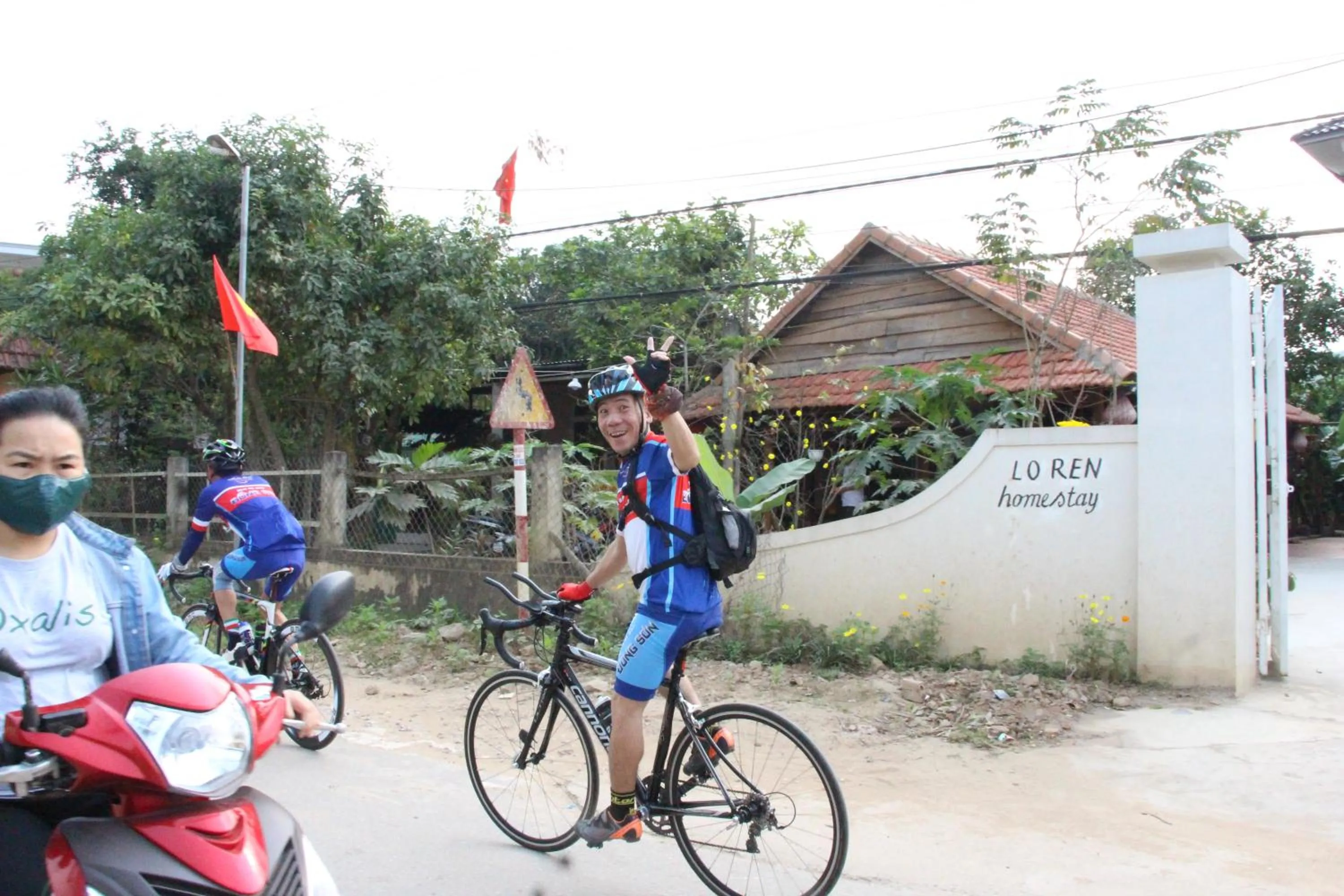 Street view in Loren Homestay