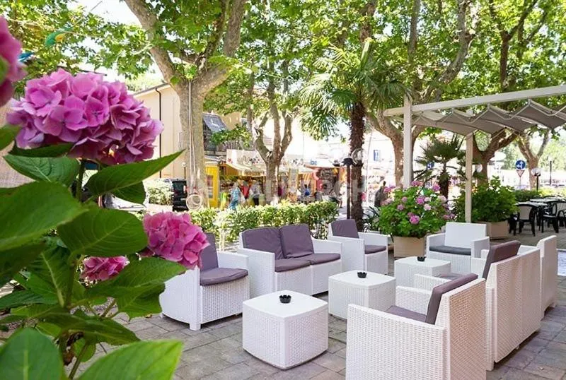 Patio in Hotel Amico