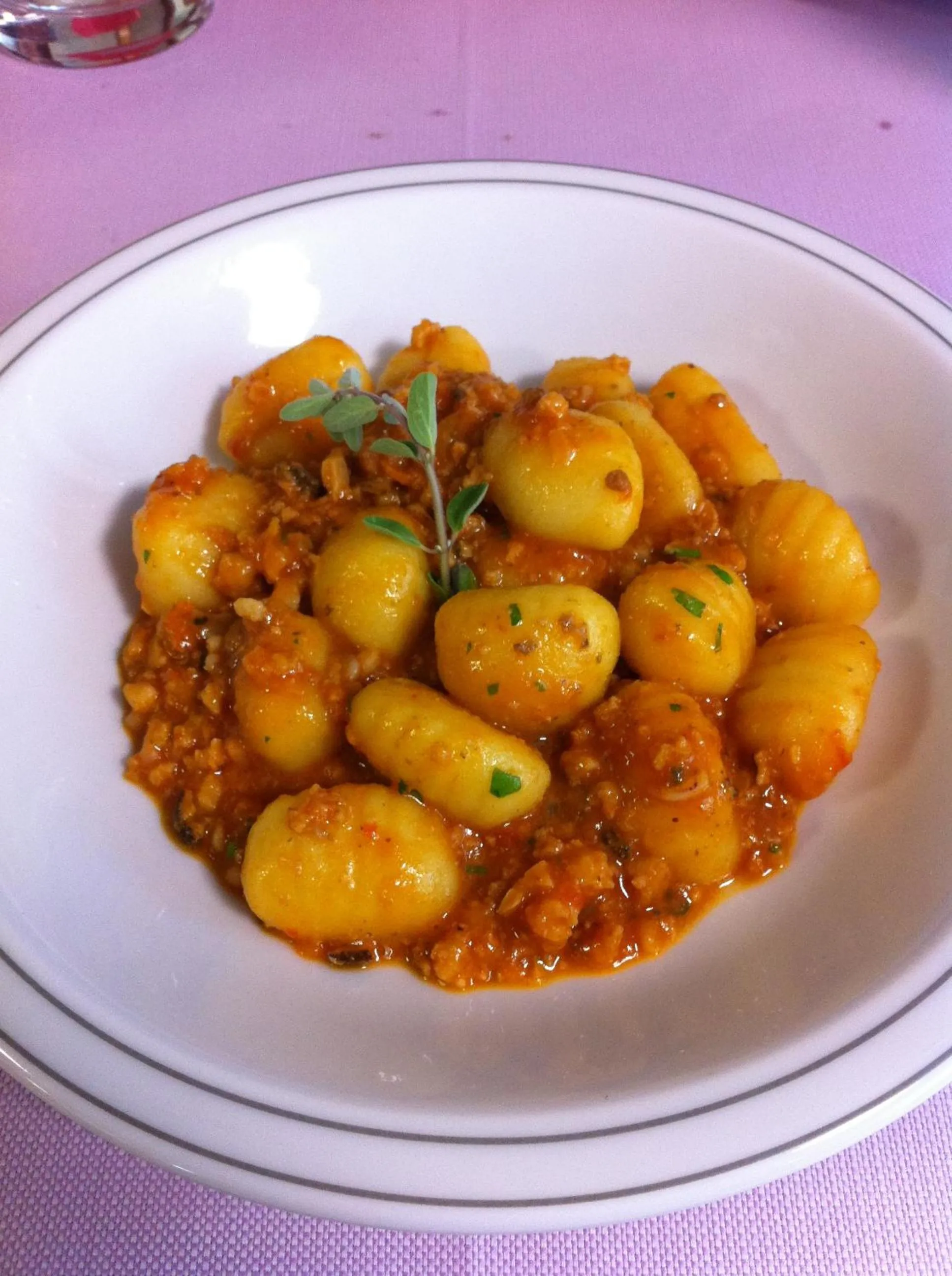 Food close-up in Hotel Amico