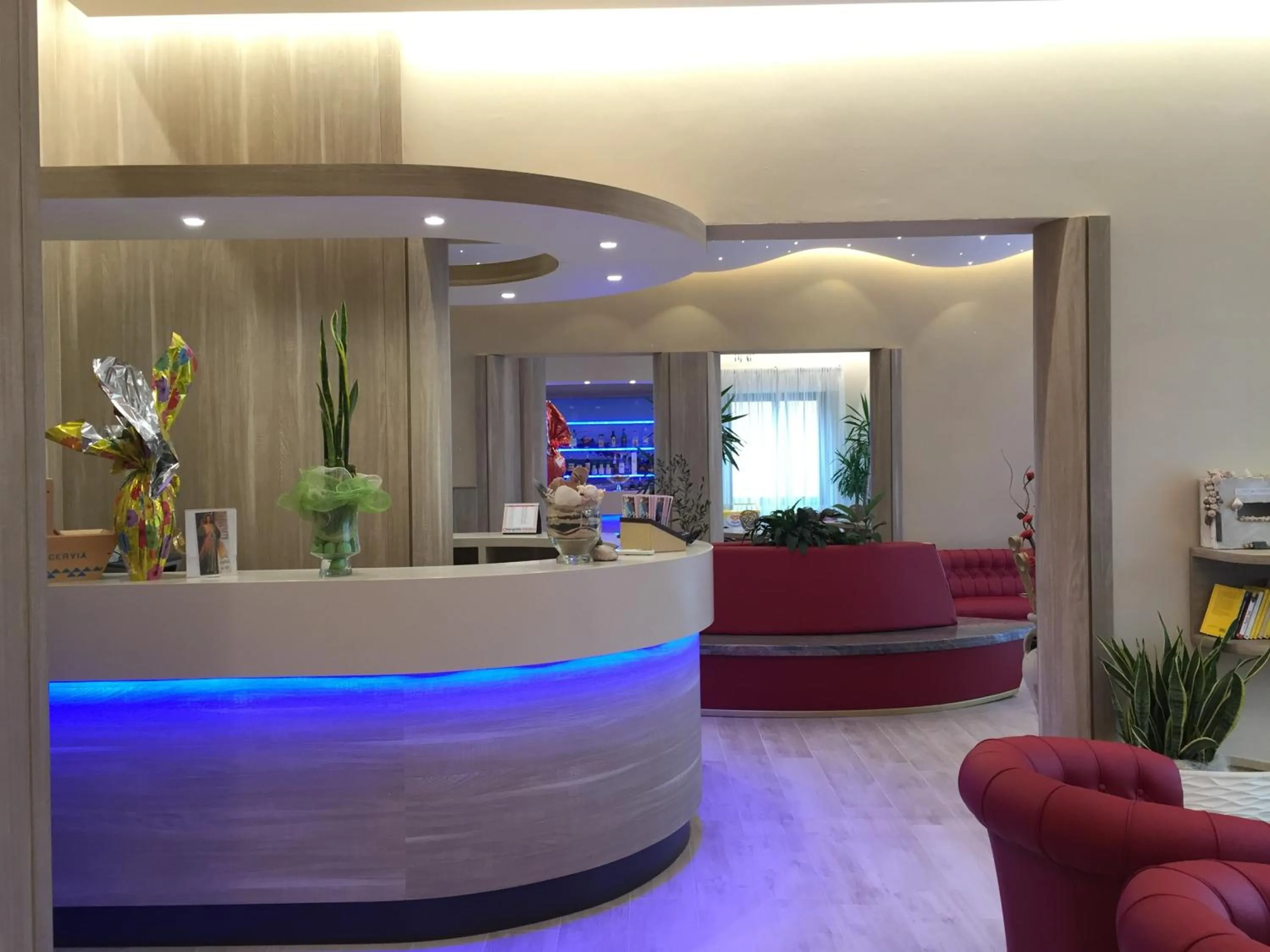 Lobby or reception in Hotel Amico