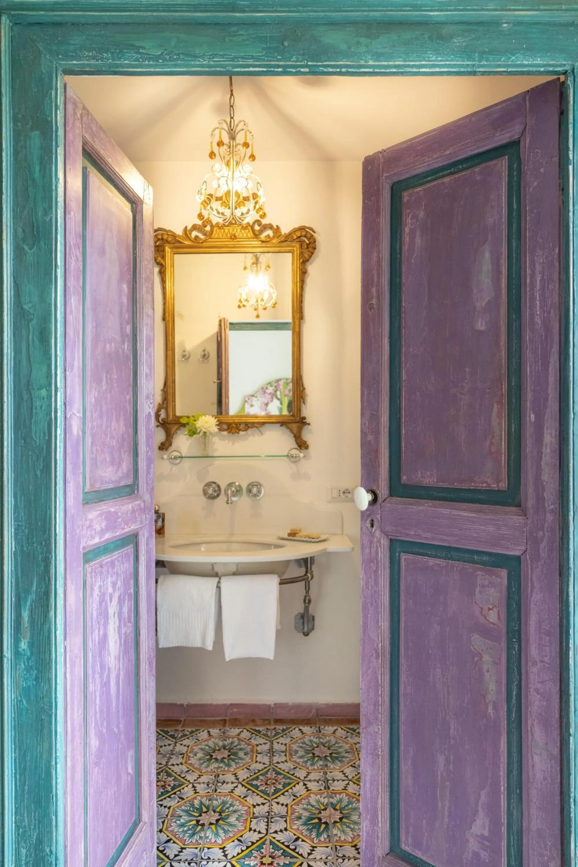 Bathroom in Villa De Cillis Carafa