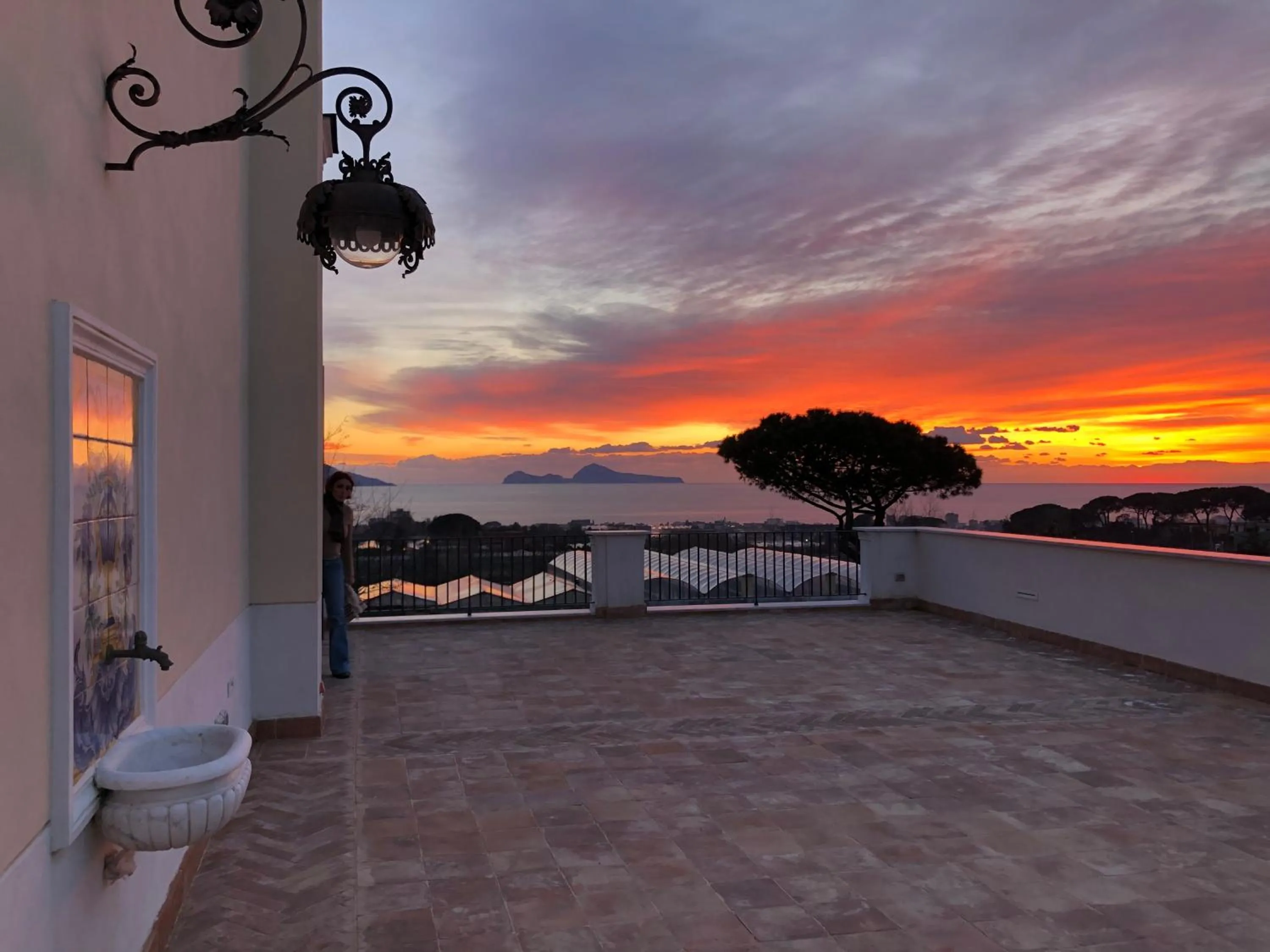 Balcony/Terrace in Villa De Cillis Carafa