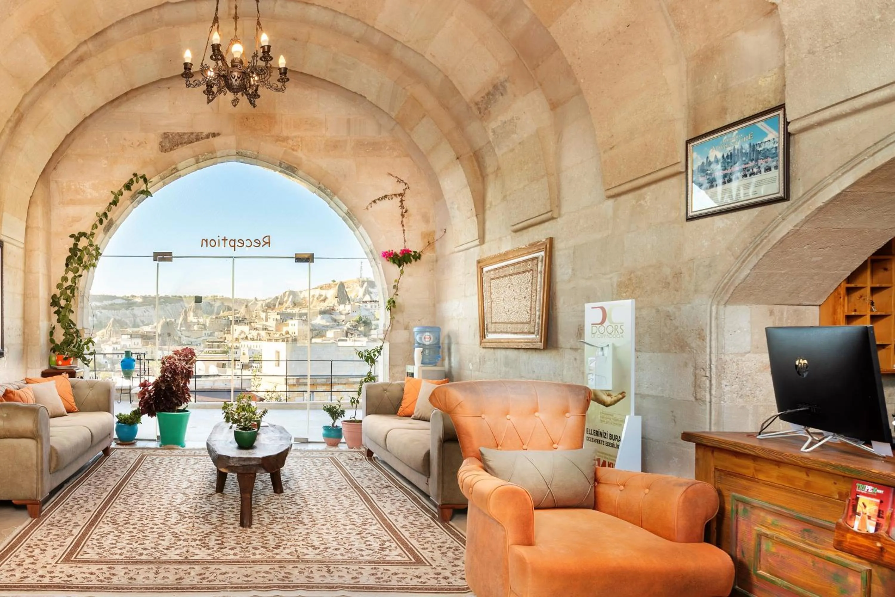 Lobby or reception in Doors Of Cappadocia Special Cave Hotel