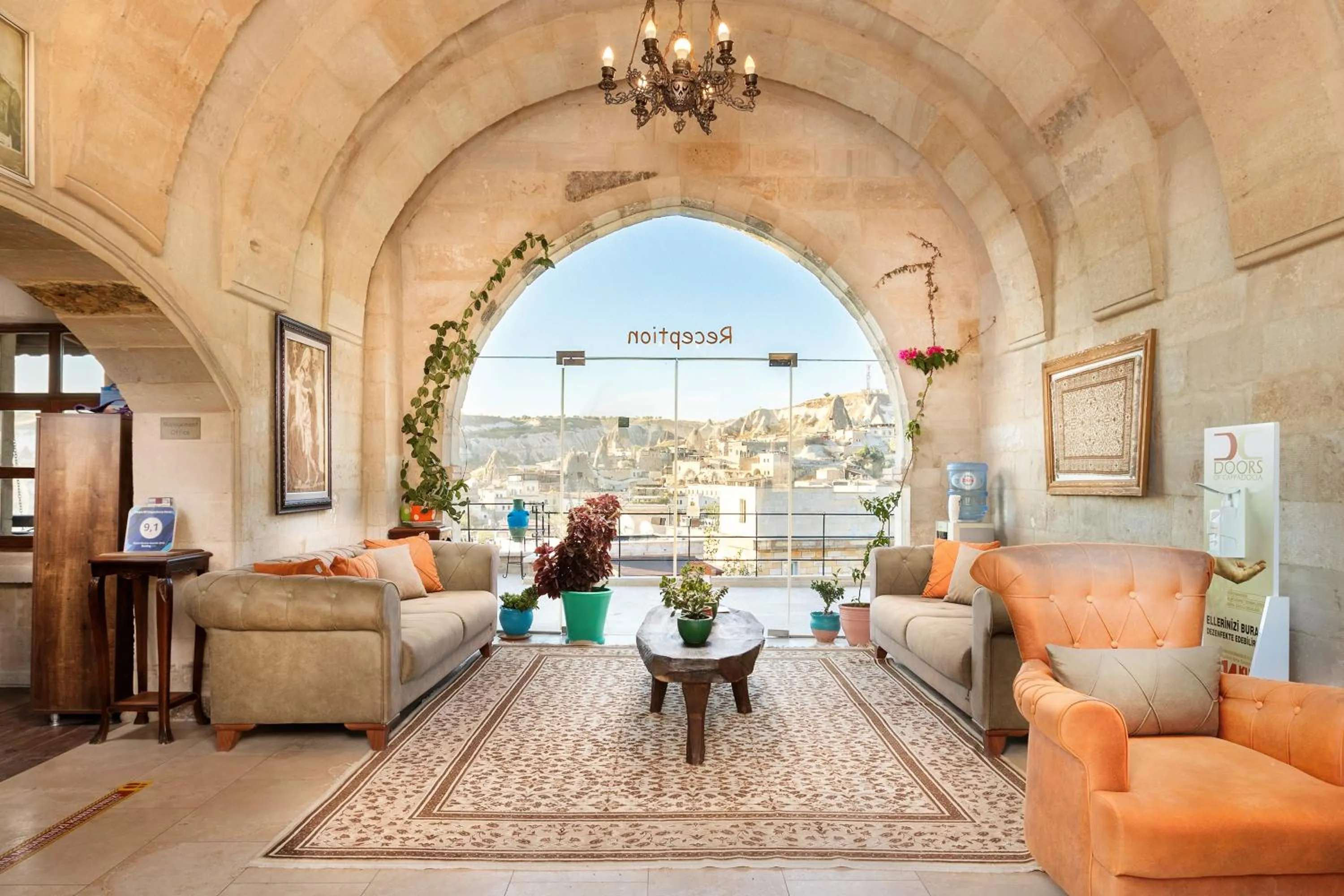 Lobby or reception in Doors Of Cappadocia Special Cave Hotel
