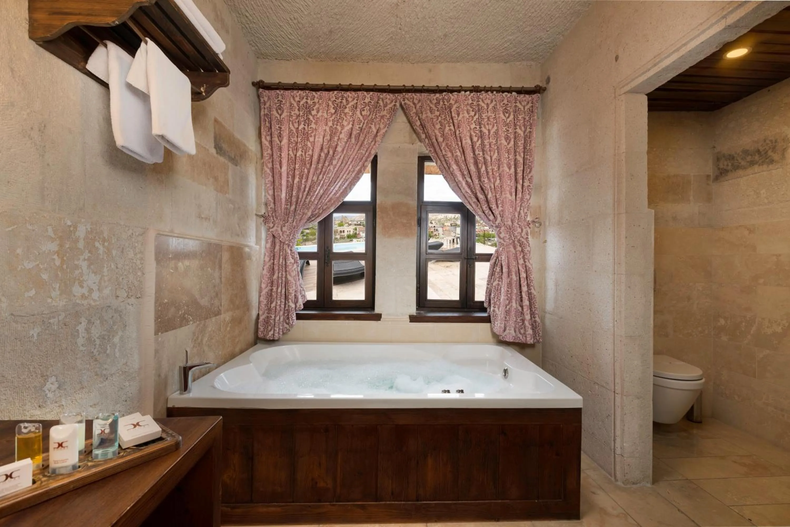 Shower, Bed in Doors Of Cappadocia Special Cave Hotel