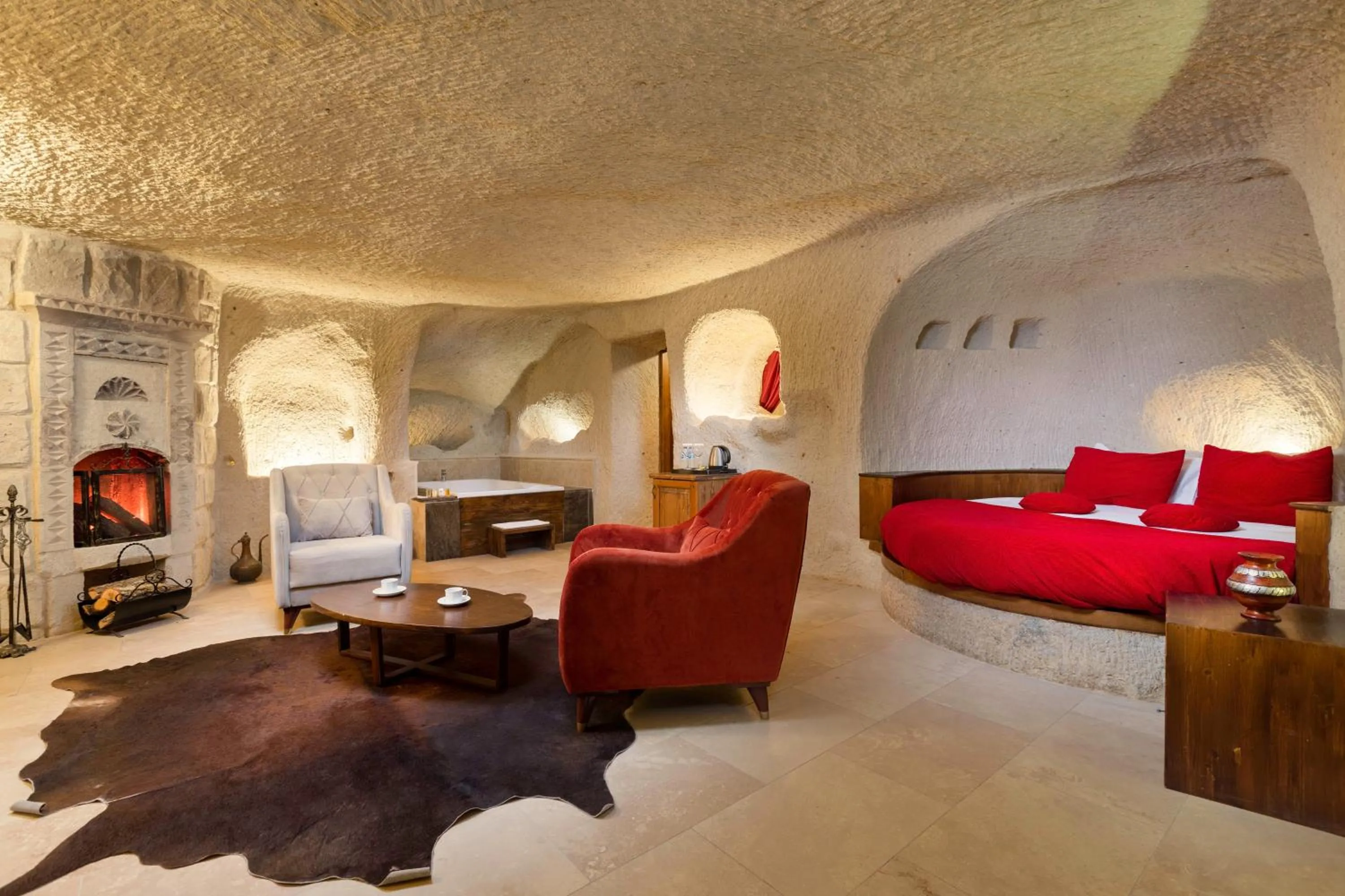 Bed in Doors Of Cappadocia Special Cave Hotel