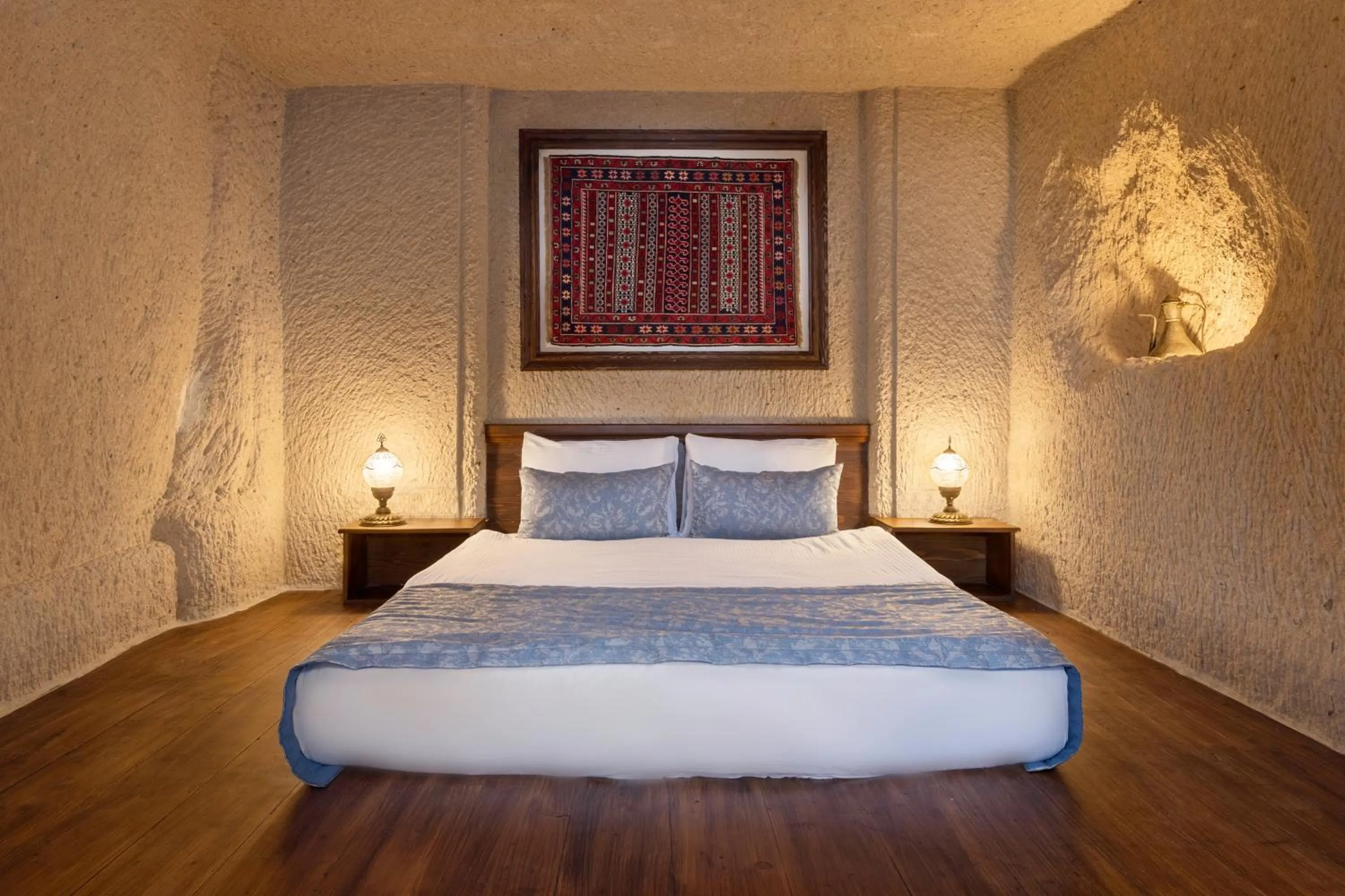 Bed in Doors Of Cappadocia Special Cave Hotel