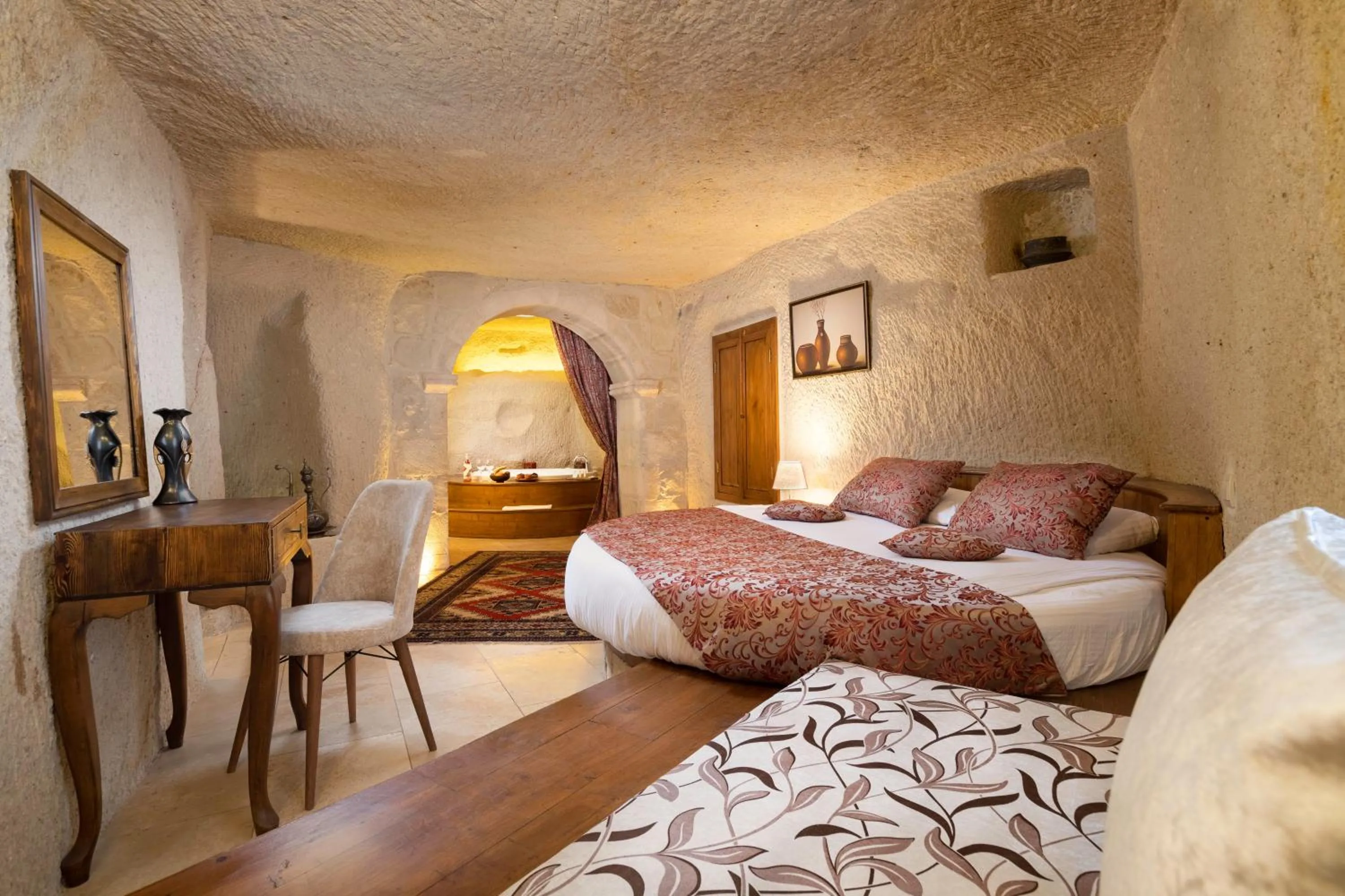 Bed in Doors Of Cappadocia Special Cave Hotel