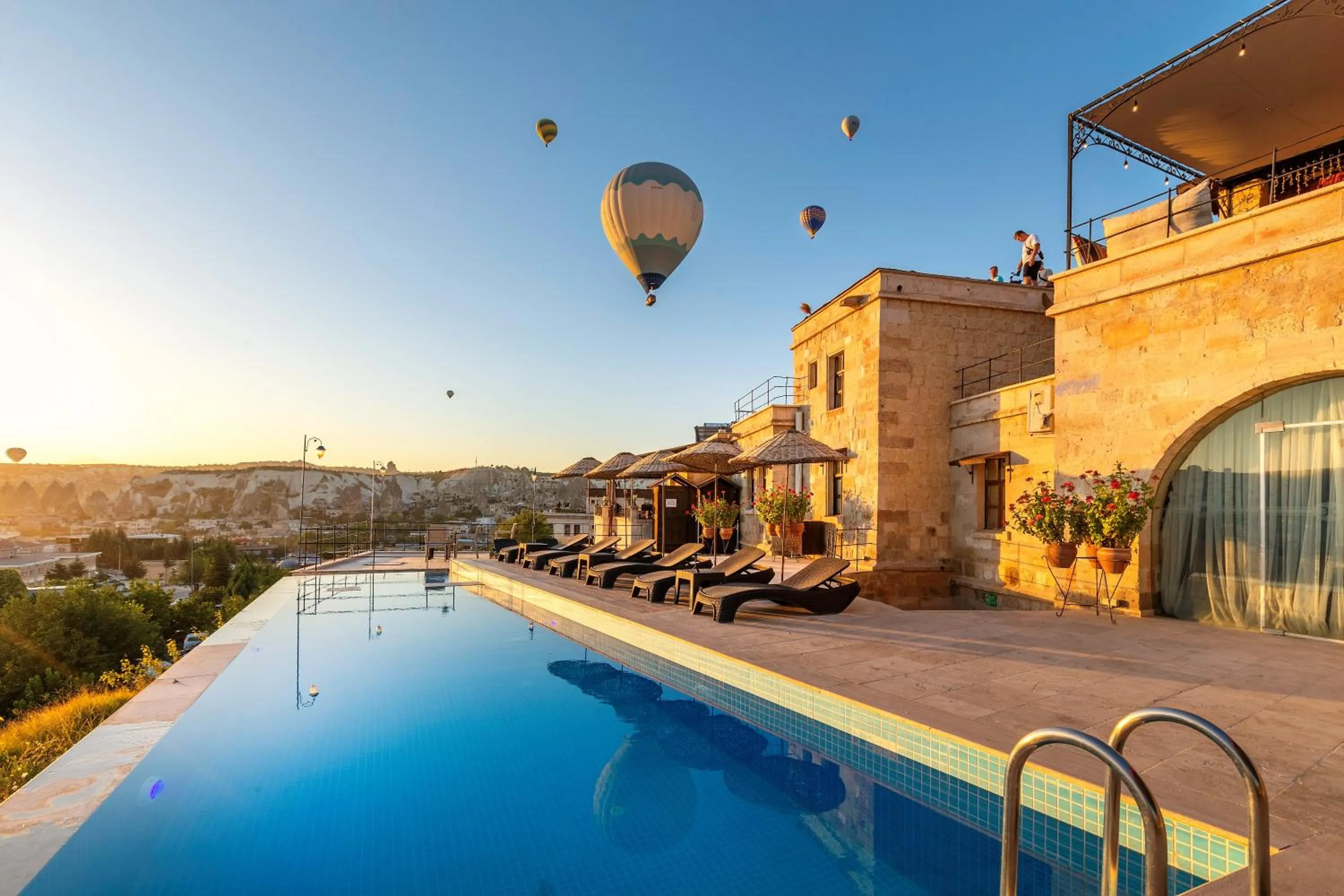 Pool view in Doors Of Cappadocia Special Cave Hotel