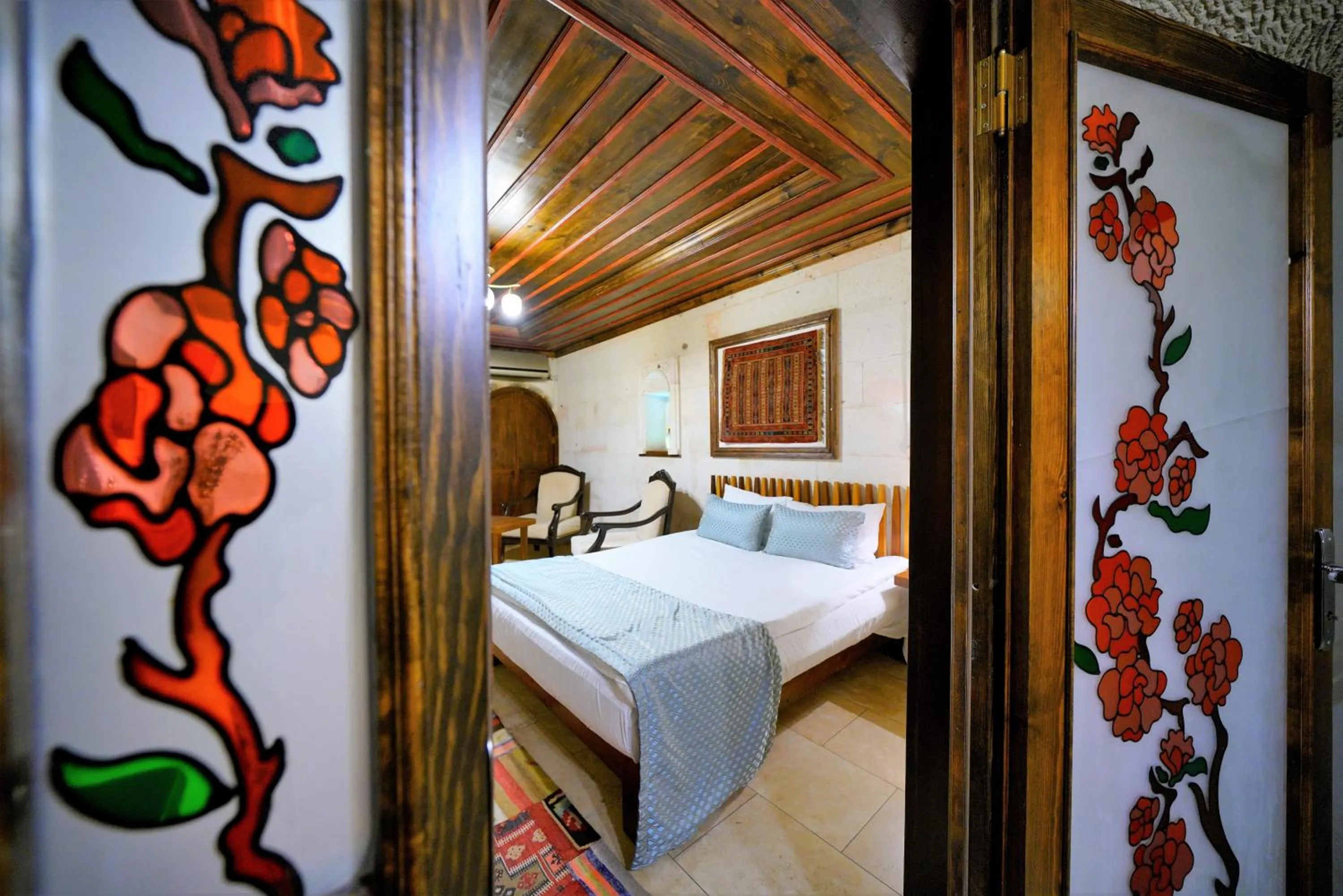Bed in Doors Of Cappadocia Special Cave Hotel