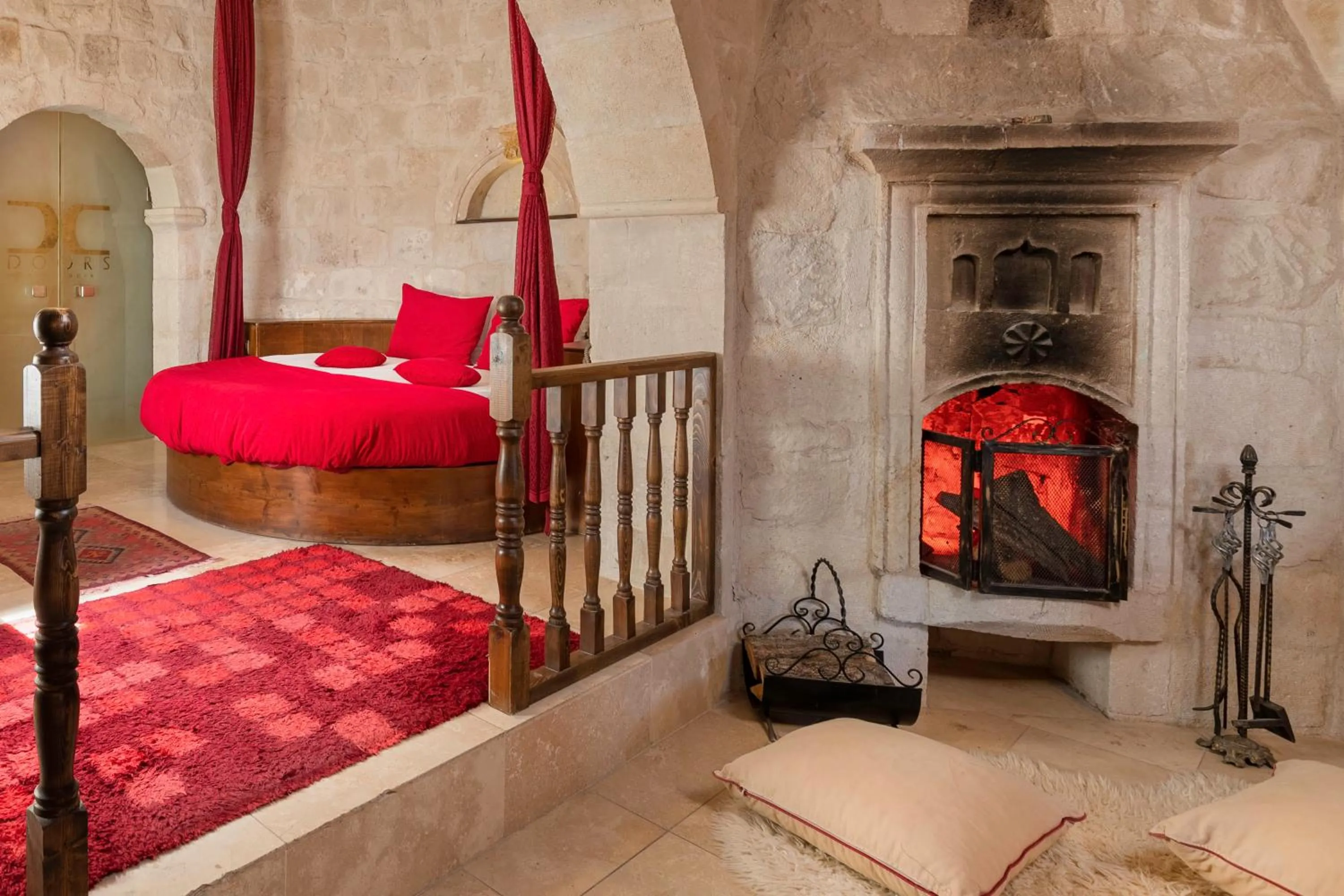 Decorative detail, Bed in Doors Of Cappadocia Special Cave Hotel