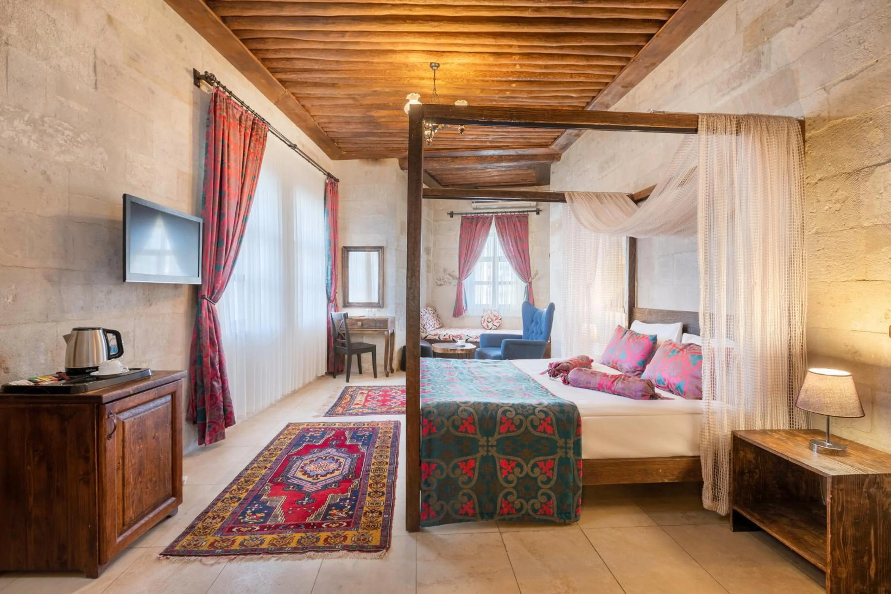 Bed in Doors Of Cappadocia Special Cave Hotel