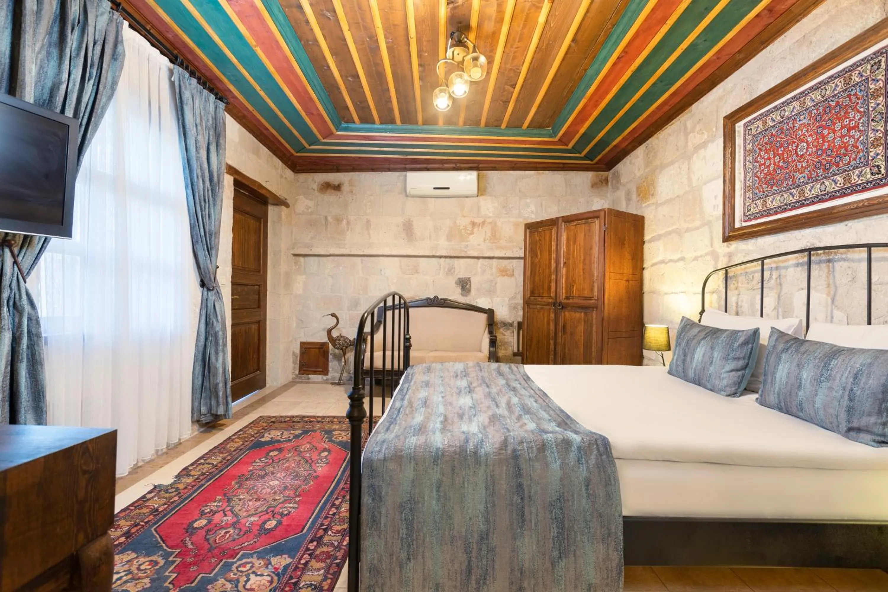 Bed in Doors Of Cappadocia Special Cave Hotel