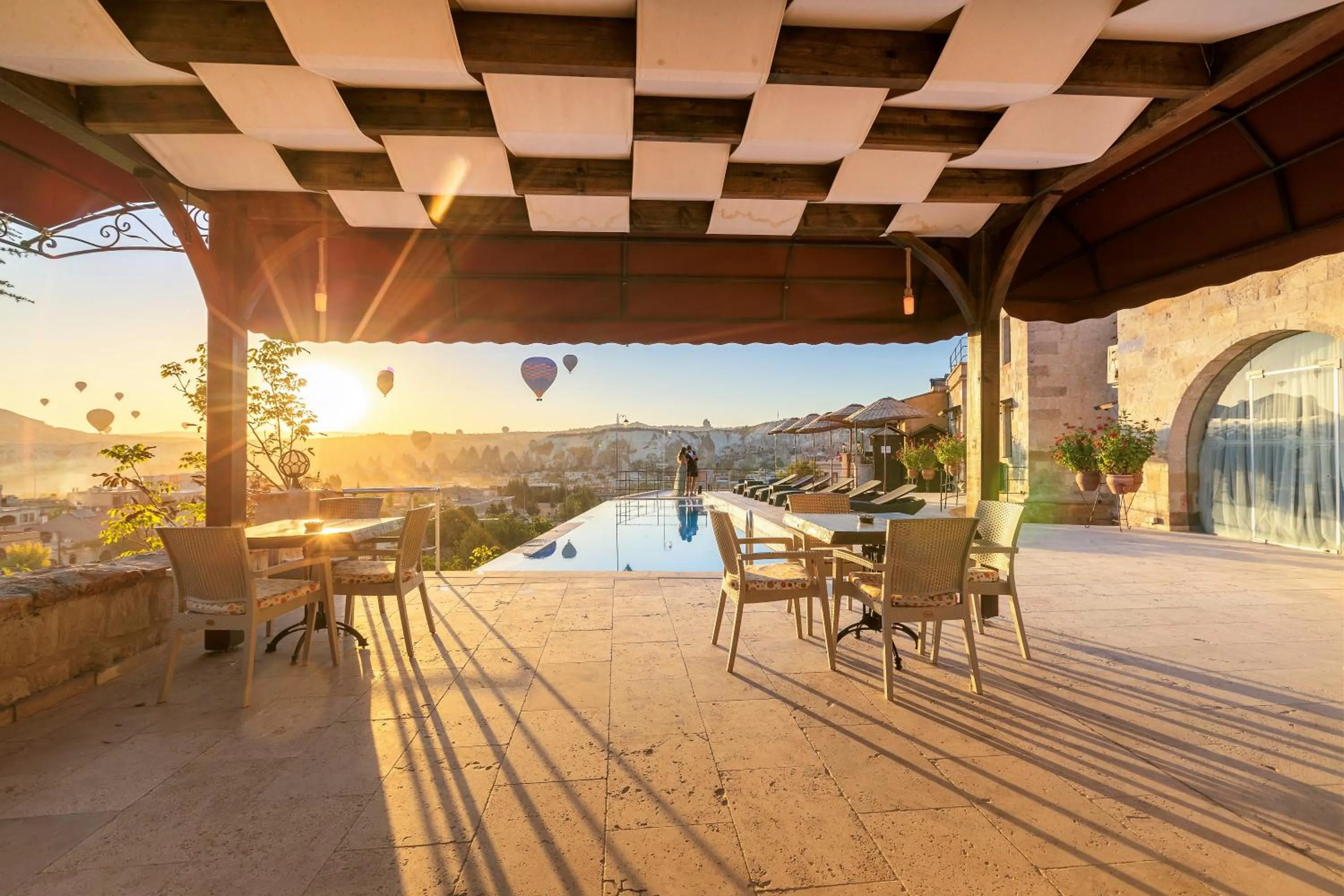 Pool view in Doors Of Cappadocia Special Cave Hotel